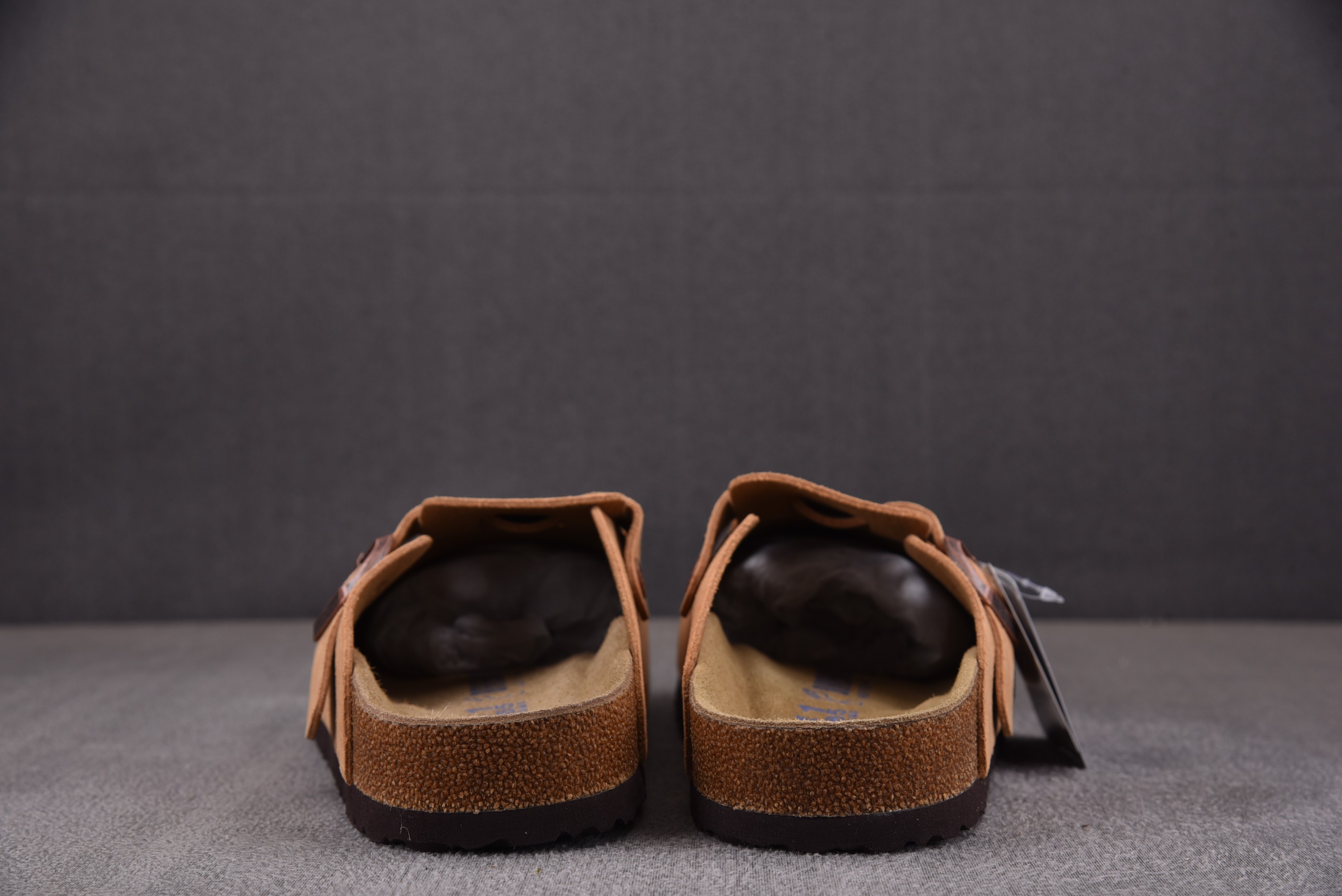 Birkenstock尺码35-45纯原出品-Brikenstock包头拖鞋红褐色YZ029