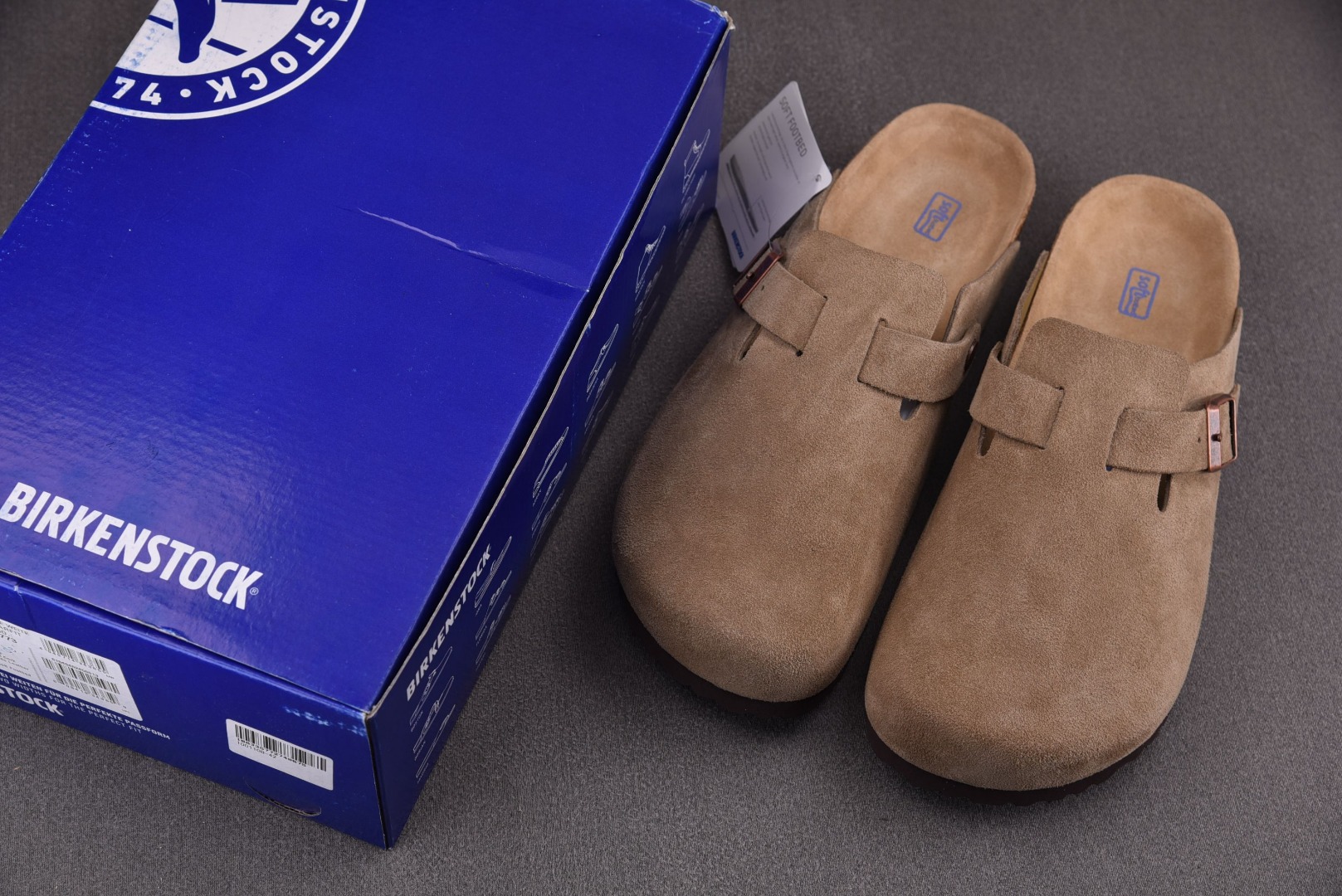 Birkenstock尺码35-45纯原出品-Brikenstock包头拖鞋咖啡色YZ029