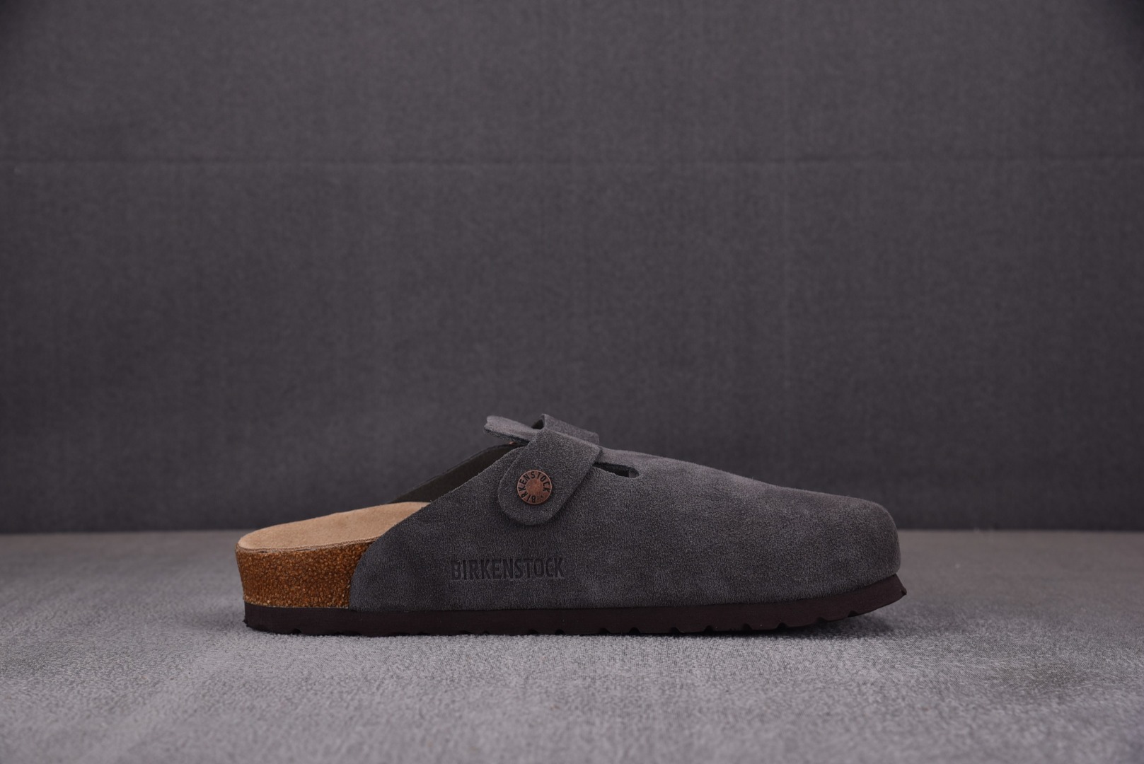 Birkenstock尺码35-45纯原出品-Brikenstock包头拖鞋深灰色YZ029