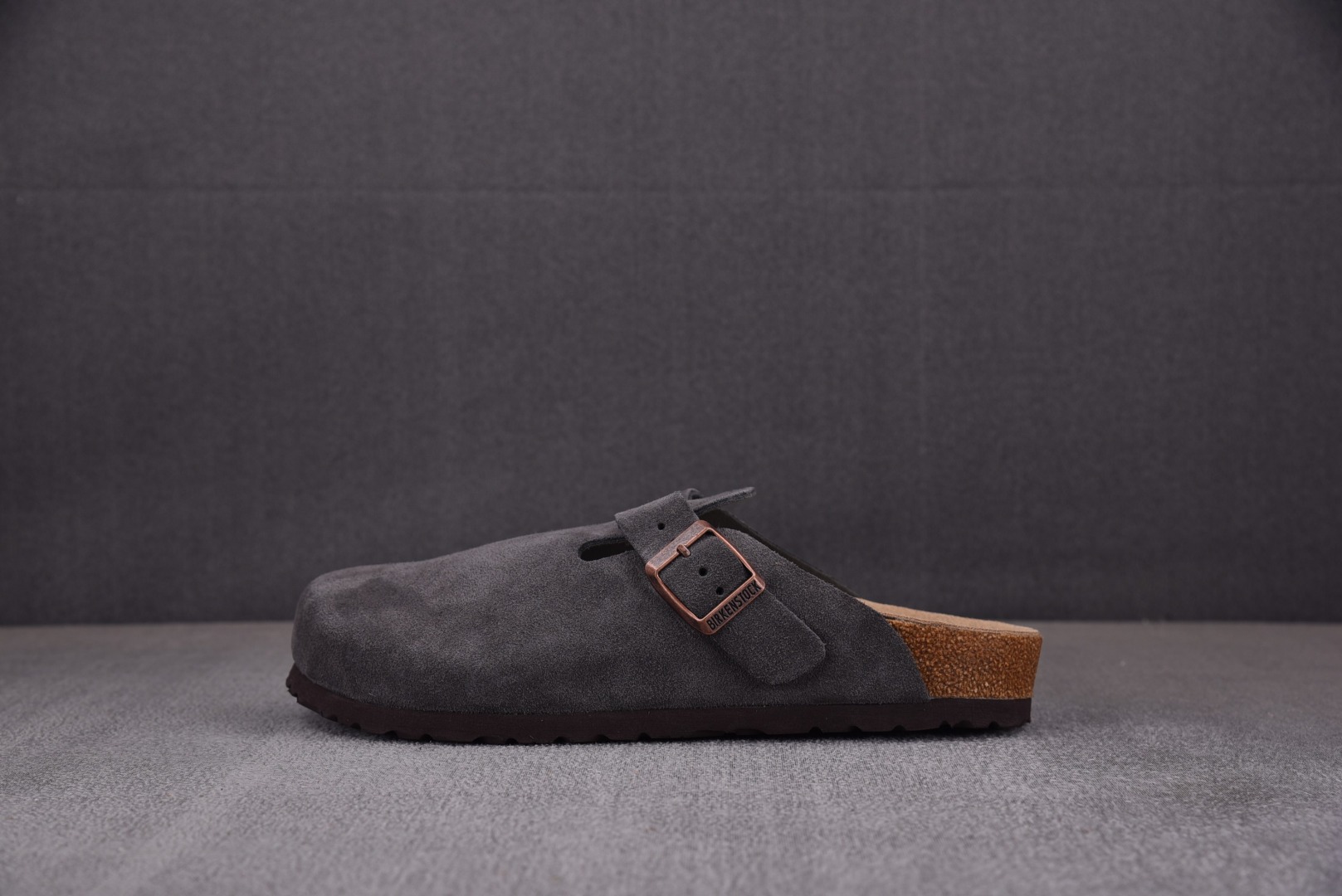 Birkenstock尺码35-45纯原出品-Brikenstock包头拖鞋深灰色YZ029