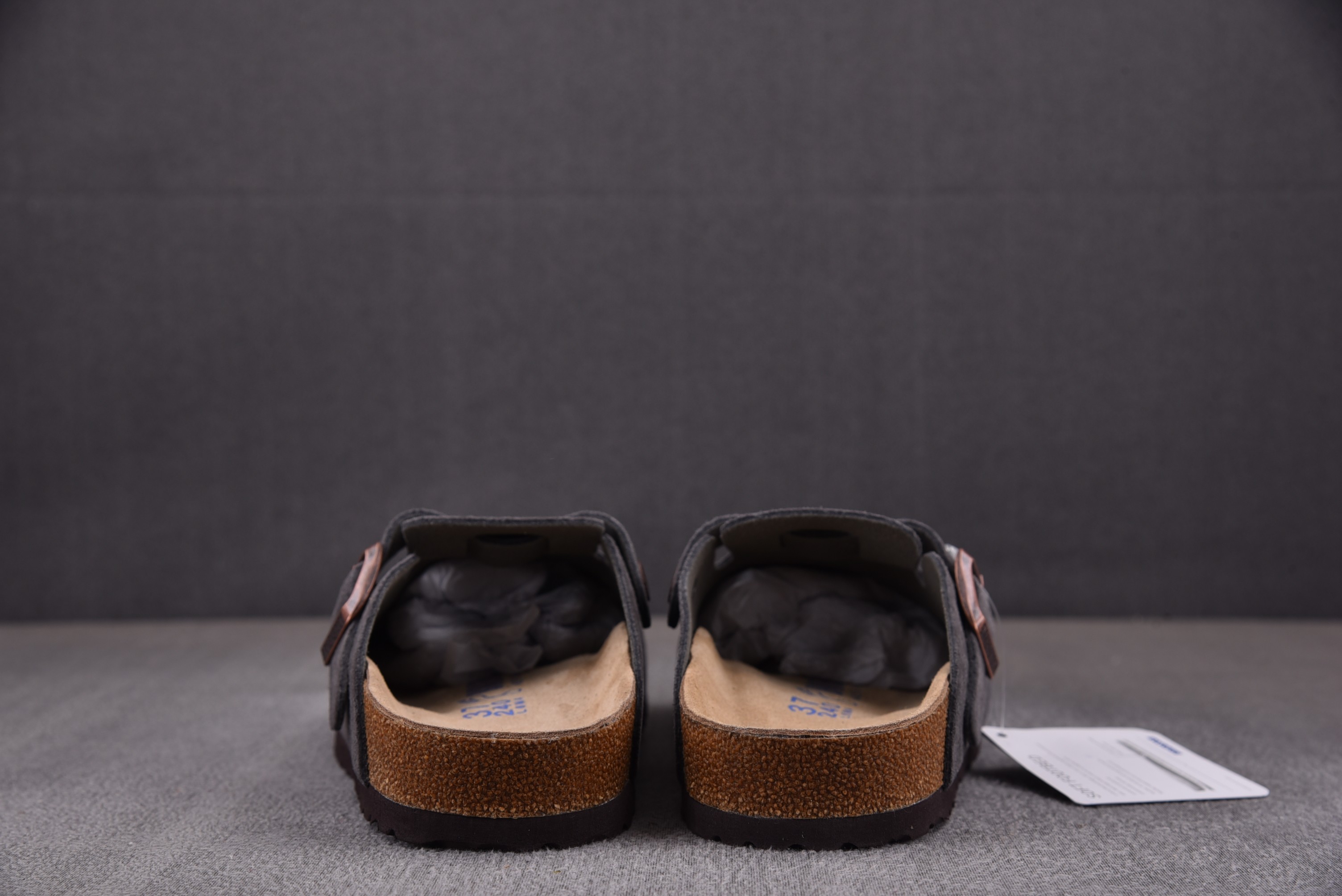 Birkenstock尺码35-45纯原出品-Brikenstock包头拖鞋深灰色YZ029