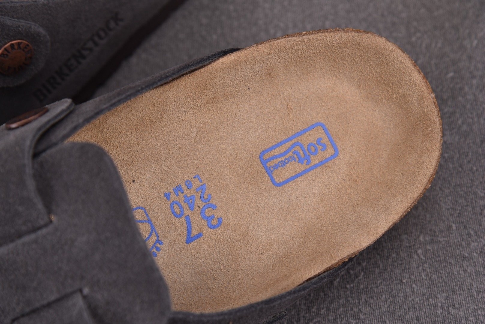 Birkenstock尺码35-45纯原出品-Brikenstock包头拖鞋深灰色YZ029