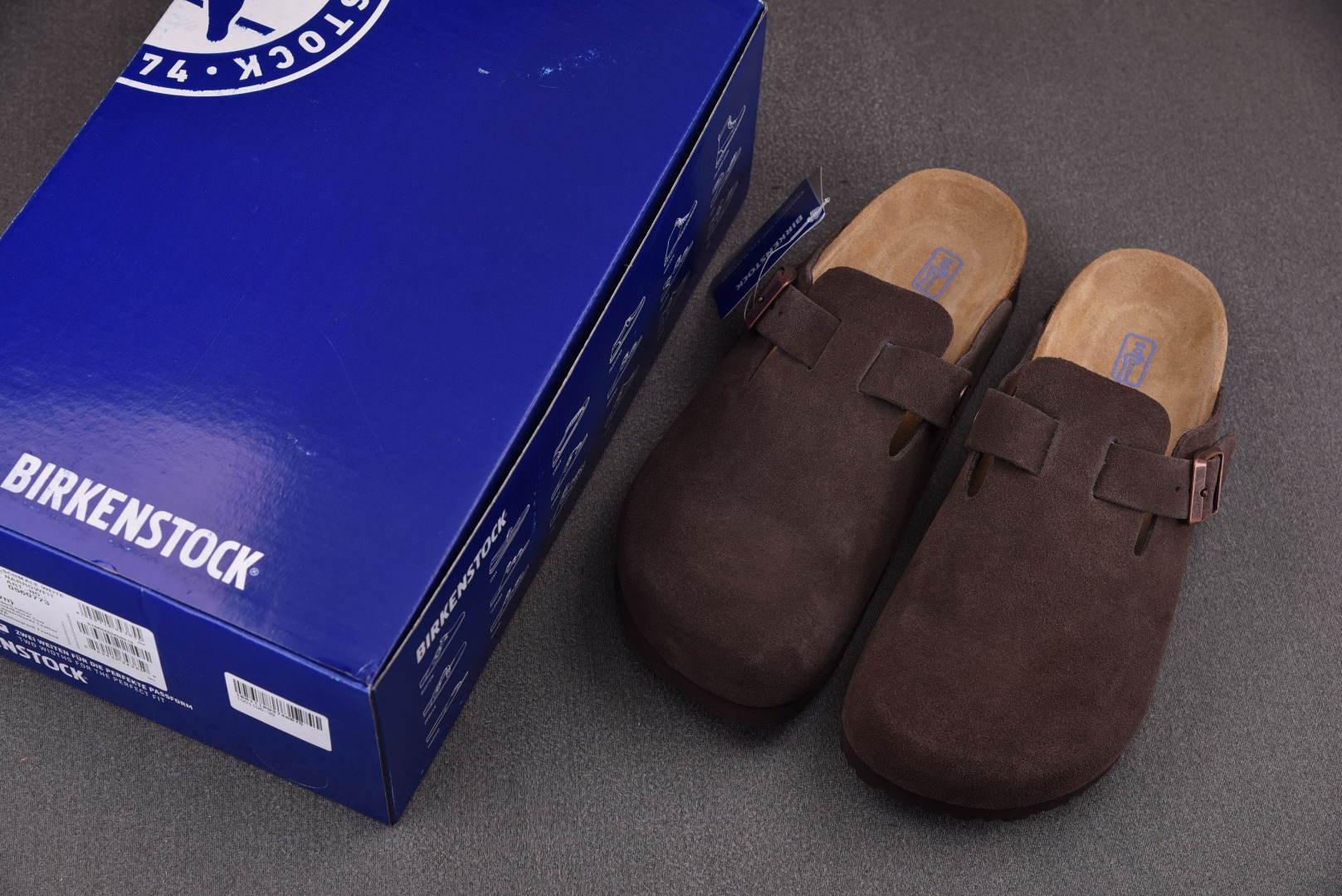 Birkenstock尺码35-45纯原出品-Brikenstock包头拖鞋棕色YZ029