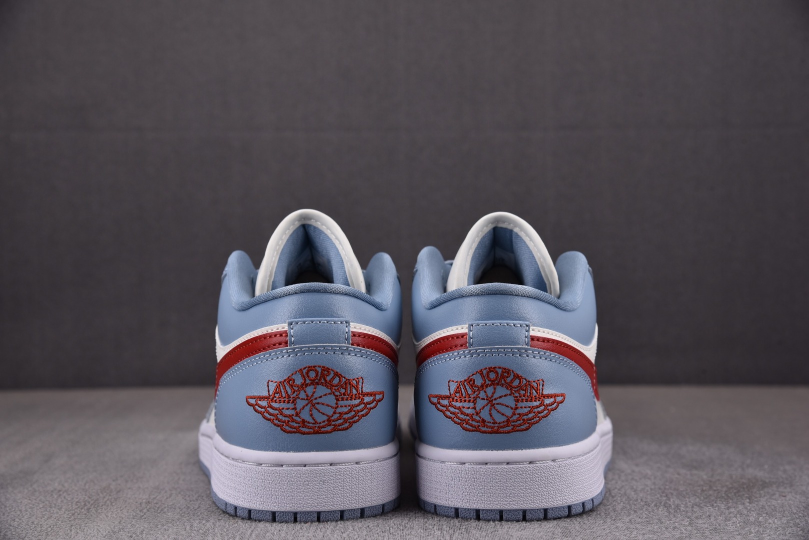 AJLow尺码35.5-46纯原出品-WMNSAirJordan1Low“BlueGreyDuneRed