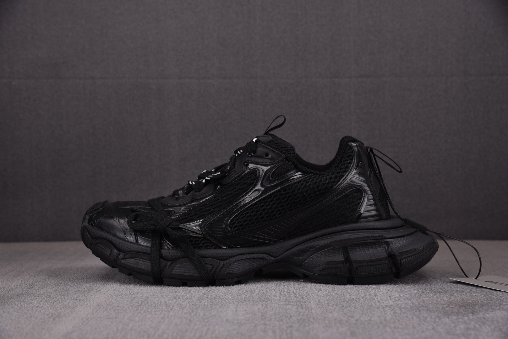 3XL全黑尺码:35-45偏大1码超重总裁R版出品-Balenciaga3XL巴黎世家老爹鞋全黑YZ00