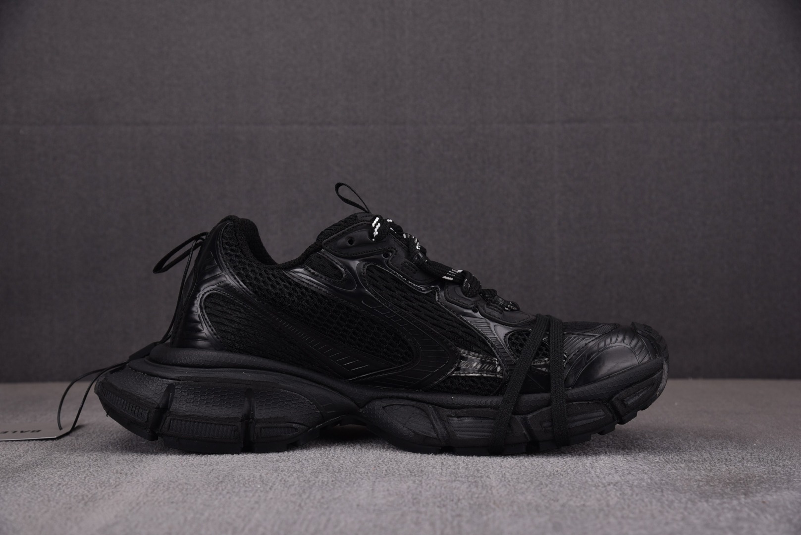 3XL全黑尺码:35-45偏大1码超重总裁R版出品-Balenciaga3XL巴黎世家老爹鞋全黑YZ00