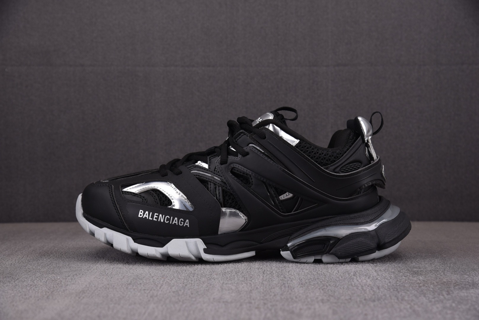 巴黎尺码:35-46纯原-BalenciagaTrack黑银YZ003-4