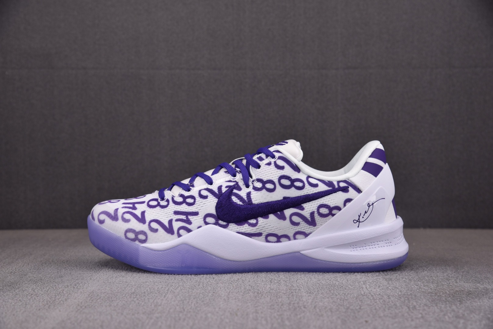 科比尺码:40-48.5建议拿大0.5纯原S2版-Kobe8Protro“CourtPurple”白紫数