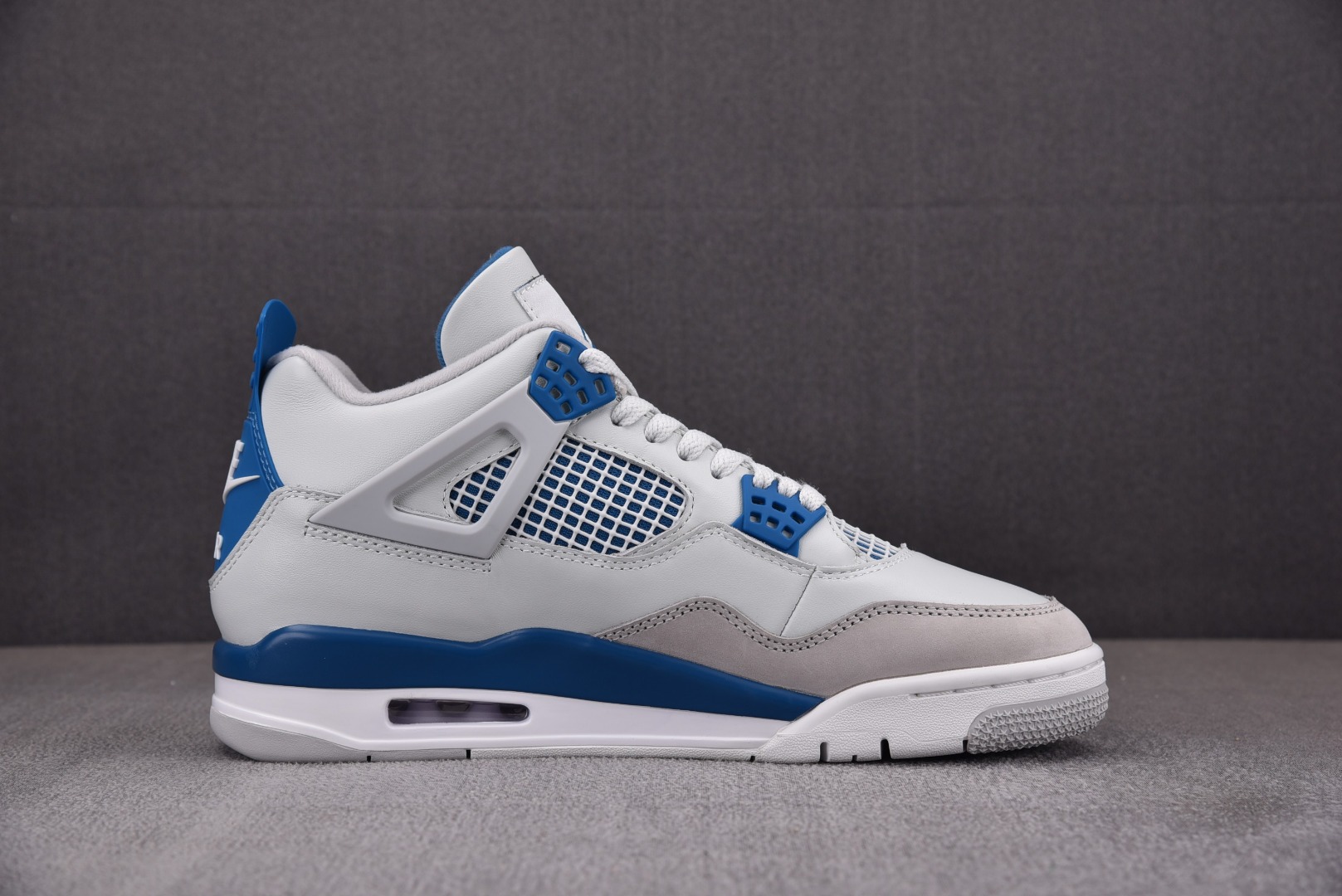 AJ4军蓝尺码:36-47.5纯原出品-AirJordan4RetroMilitaryBlue军蓝FV5