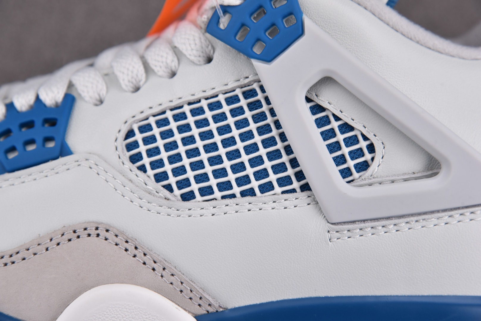 AJ4军蓝尺码:36-47.5纯原出品-AirJordan4RetroMilitaryBlue军蓝FV5