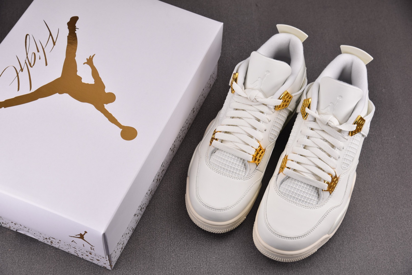 AJ4奶白色尺码:40-48.5纯原出品-WMNSAirJordan4Retro奶白色AQ9129-17