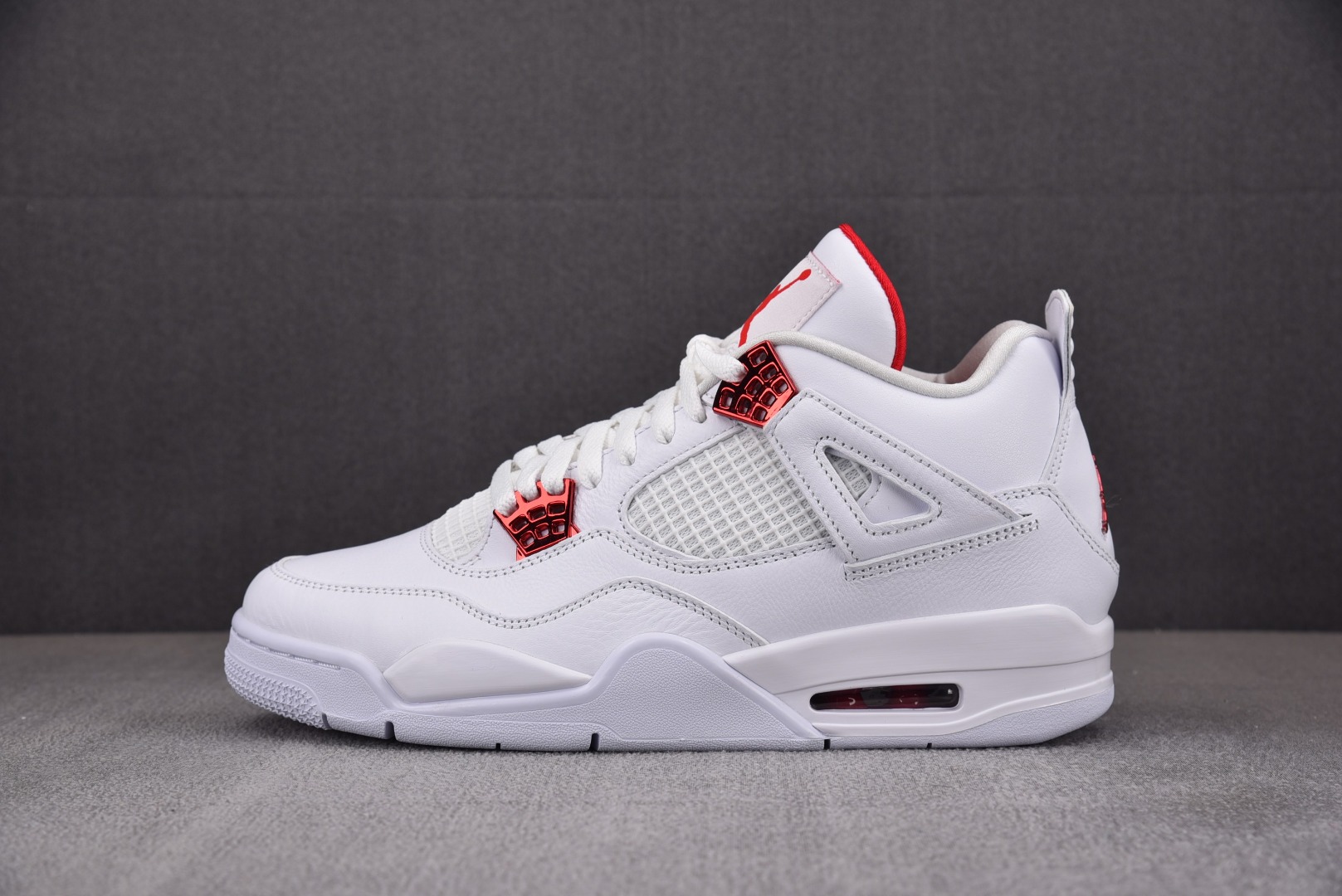 AJ4白红鞋码40-48.5纯原版出品-AirJordan4RetroWhiteUniversityRe