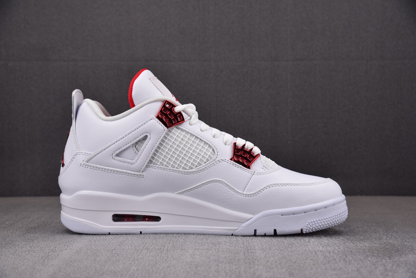 AJ4白红鞋码40-48.5纯原版出品-AirJordan4RetroWhiteUniversityRe