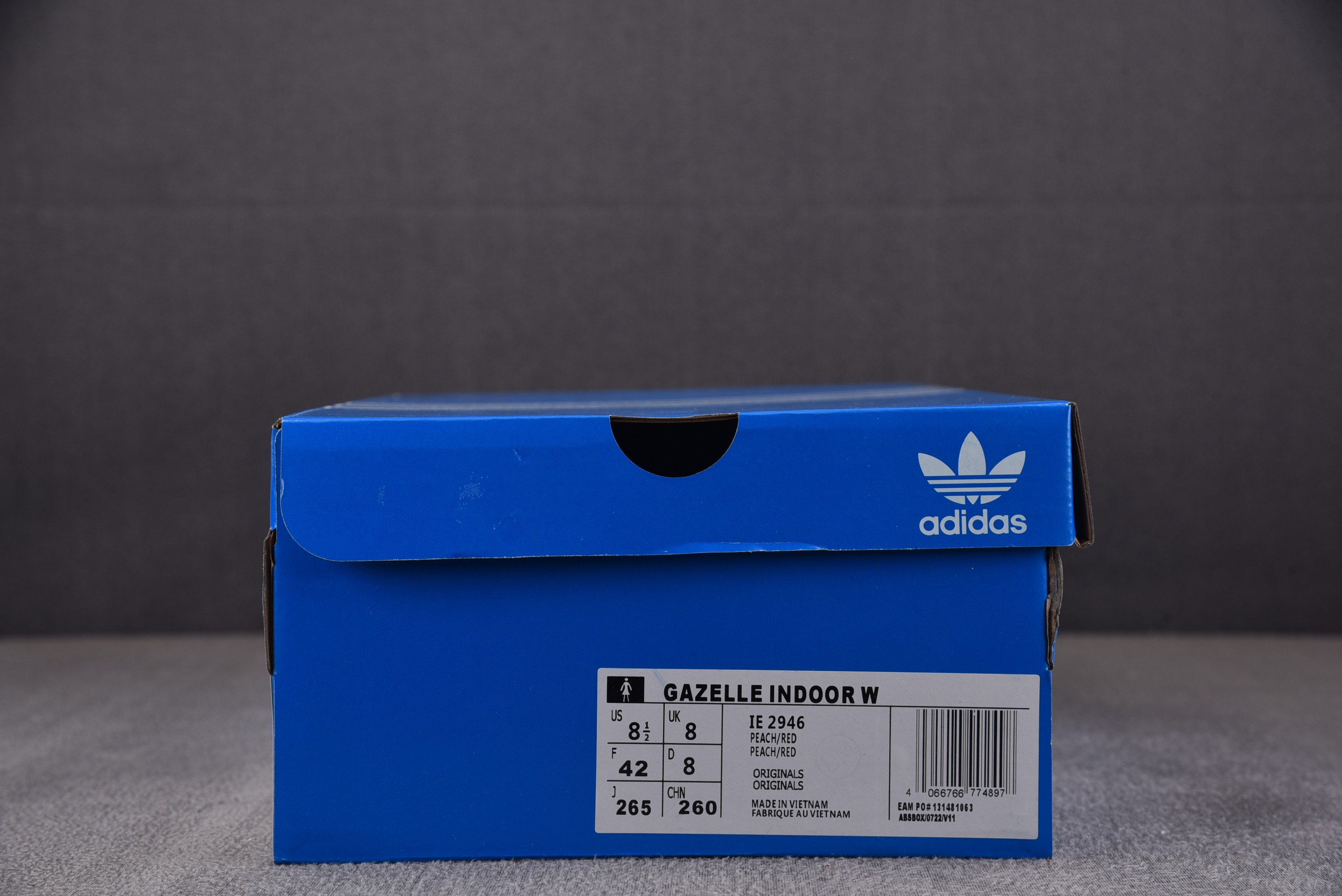 Originals尺码:36-45纯原版出品-GazelleIndoorTrainers翻毛束粉红橘IE