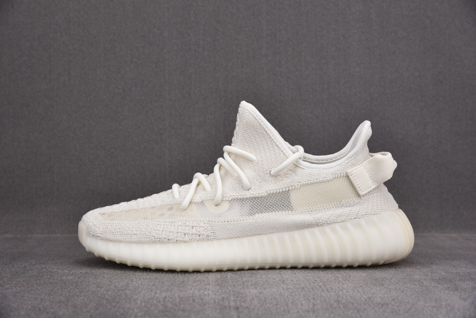 Yeezy350纯白侧透鞋码36-48纯原-巴斯夫-YeezyBoost350V2“PureOat”纯白