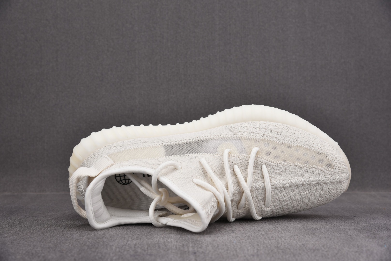 Yeezy350纯白侧透鞋码36-48纯原-巴斯夫-YeezyBoost350V2“PureOat”纯白