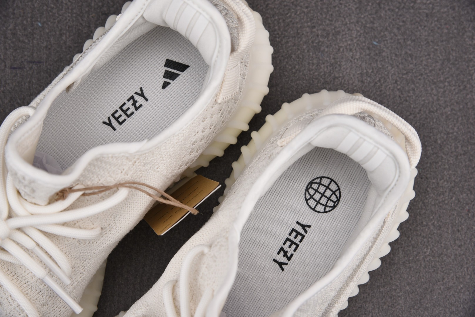 Yeezy350纯白侧透鞋码36-48纯原-巴斯夫-YeezyBoost350V2“PureOat”纯白