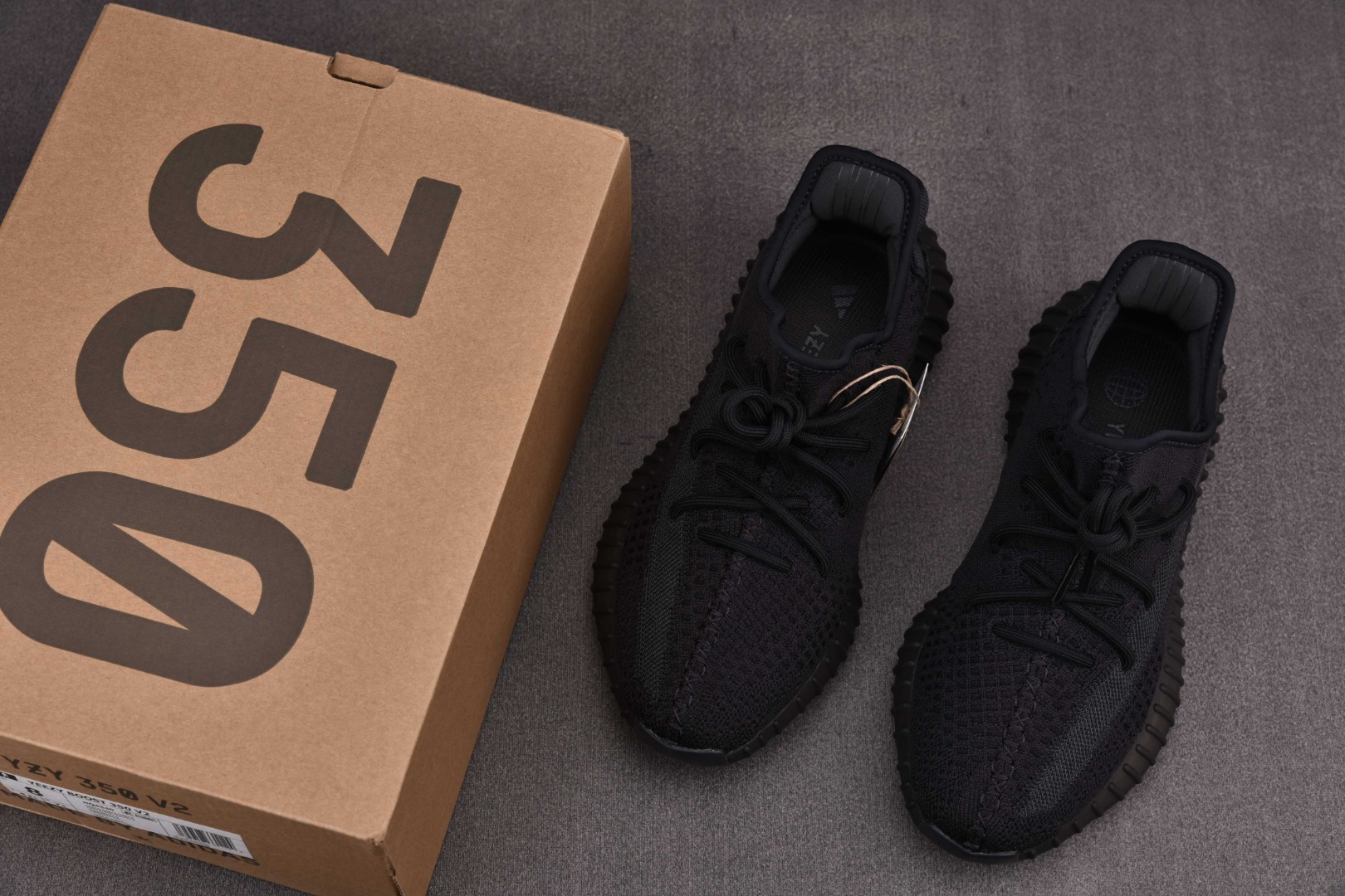 Yeezy黑武士尺码:36-48纯原版出品-YeezyBoost350V2“Onyx”黑武士玛瑙HQ45