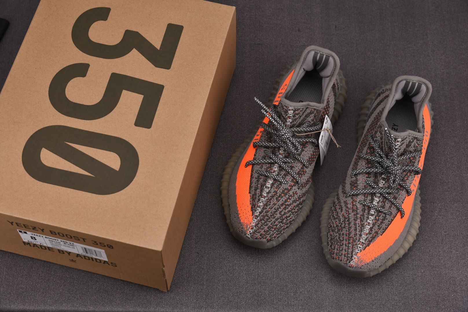 Yeezy灰橙尺码:36-48纯原版出品-YeezyBoost350V2老灰橙满天星GW1229YZ01