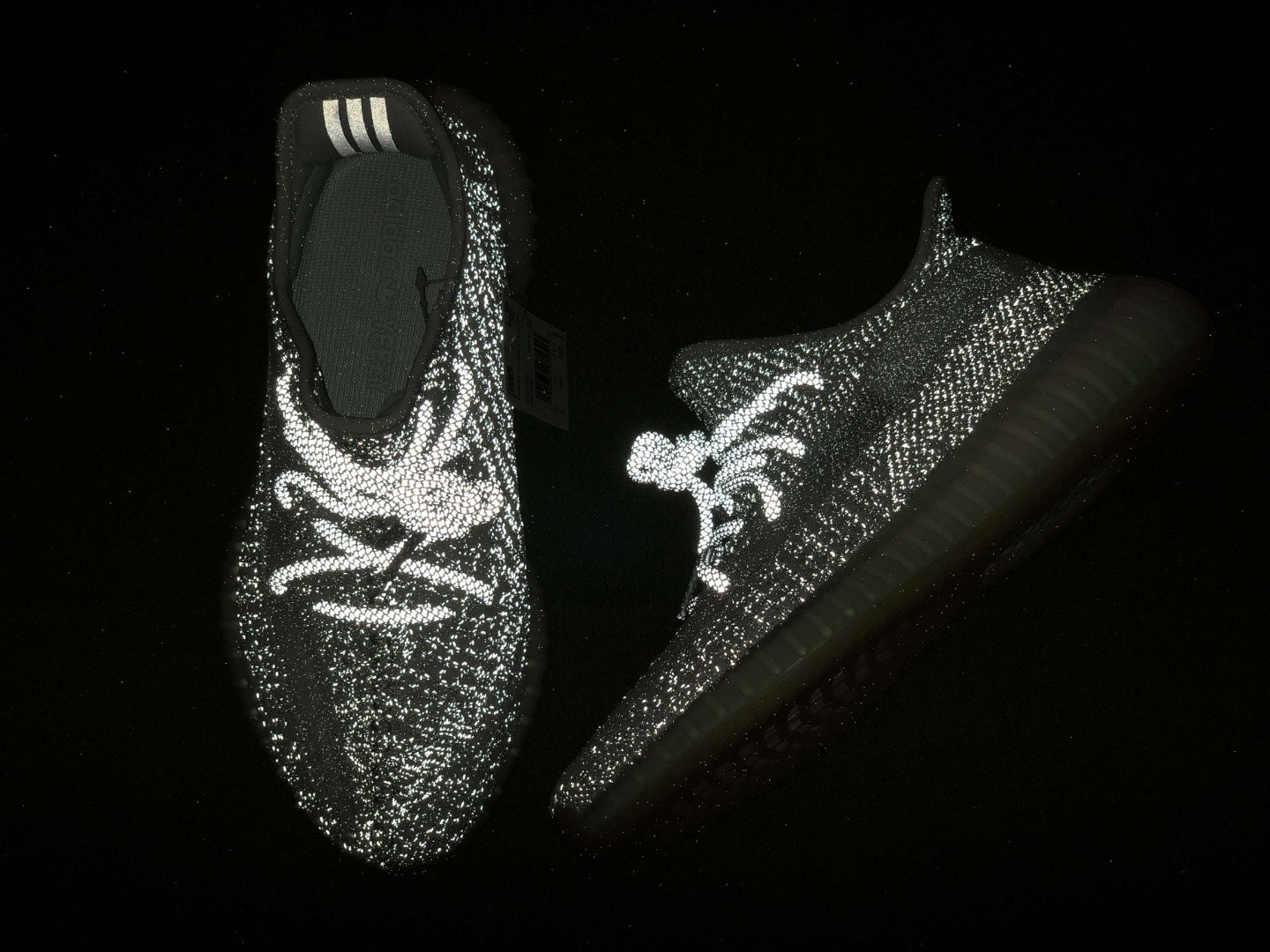 Yeezy灰白尺码:36-48纯原版出品-YeezyBoost350V2Yeshaya灰白满天星FX43