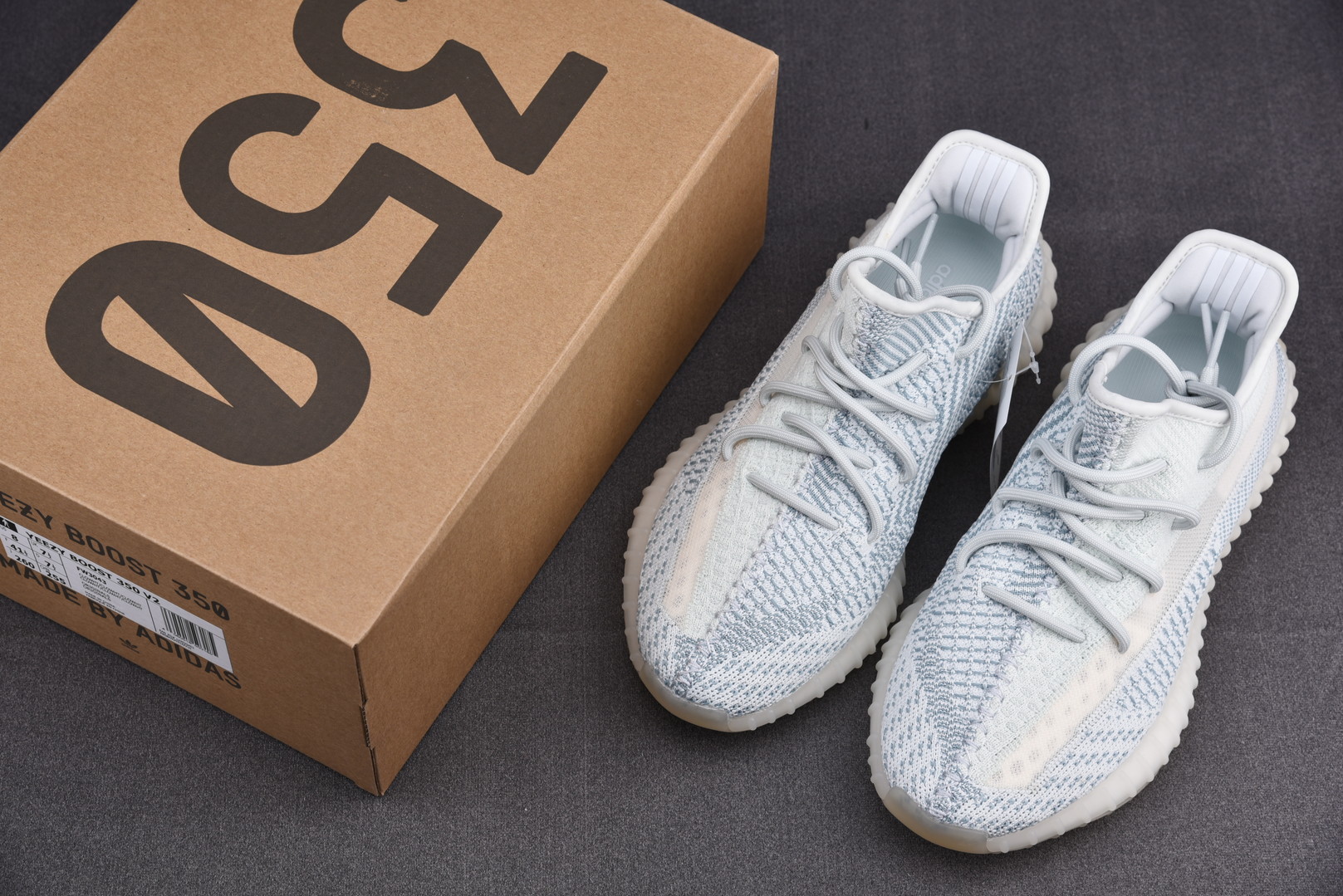 Yeezy冰蓝尺码:36-48纯原版出品-YeezyBoost350V2CloudWhite冰蓝天使FX