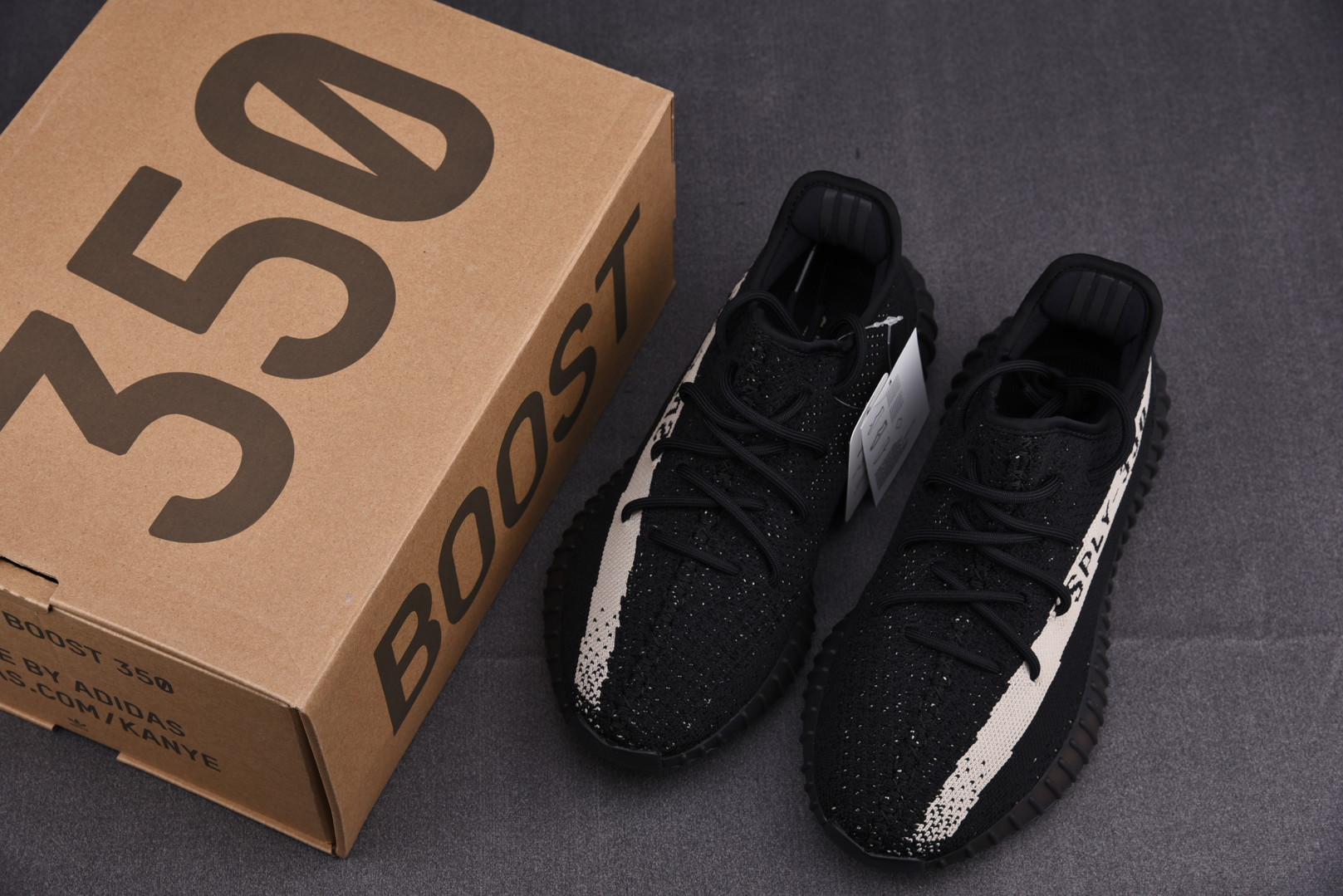 Yeezy黑白尺码:36-48纯原版出品-YeezyBoost350V2Oreo黑白BY1604YZ01