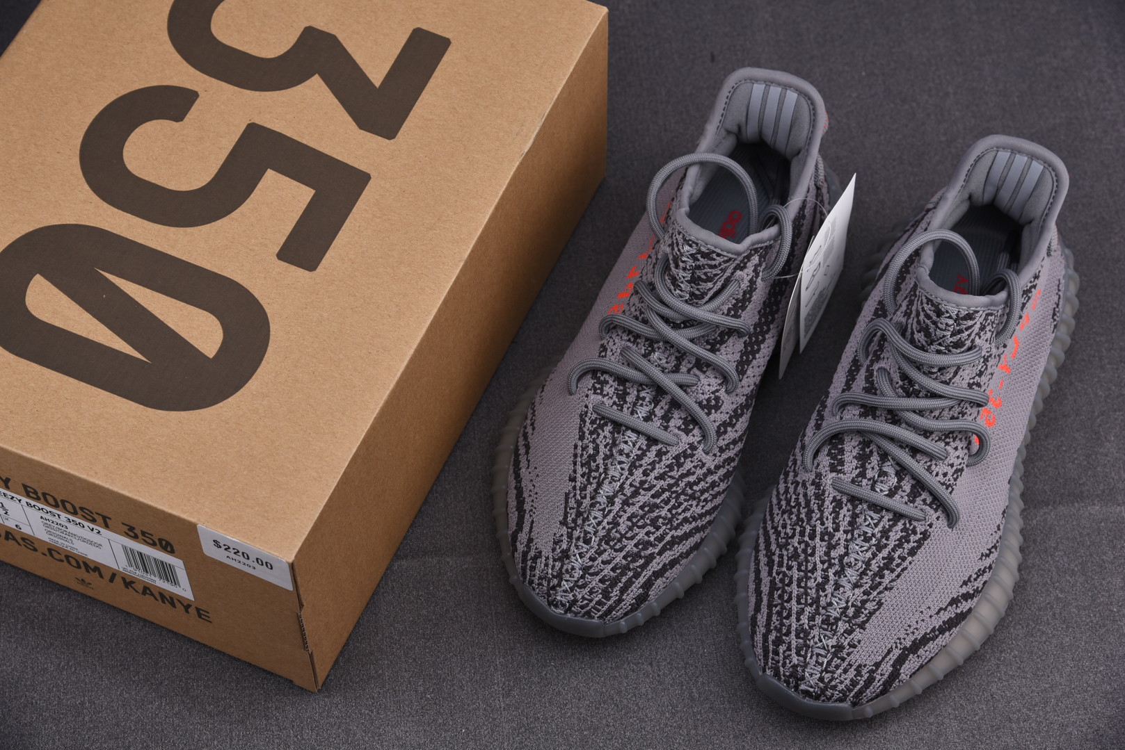 Yeezy新灰橙尺码:36-48纯原版出品-YeezyBoost350V2Beluga2.0新灰橙AH2