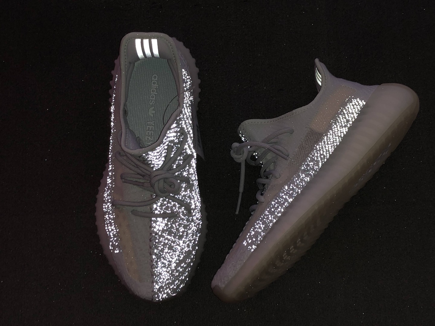 Yeezy冰蓝尺码:36-48纯原版出品-YeezyBoost350V2CouldWhite云白冰蓝满天