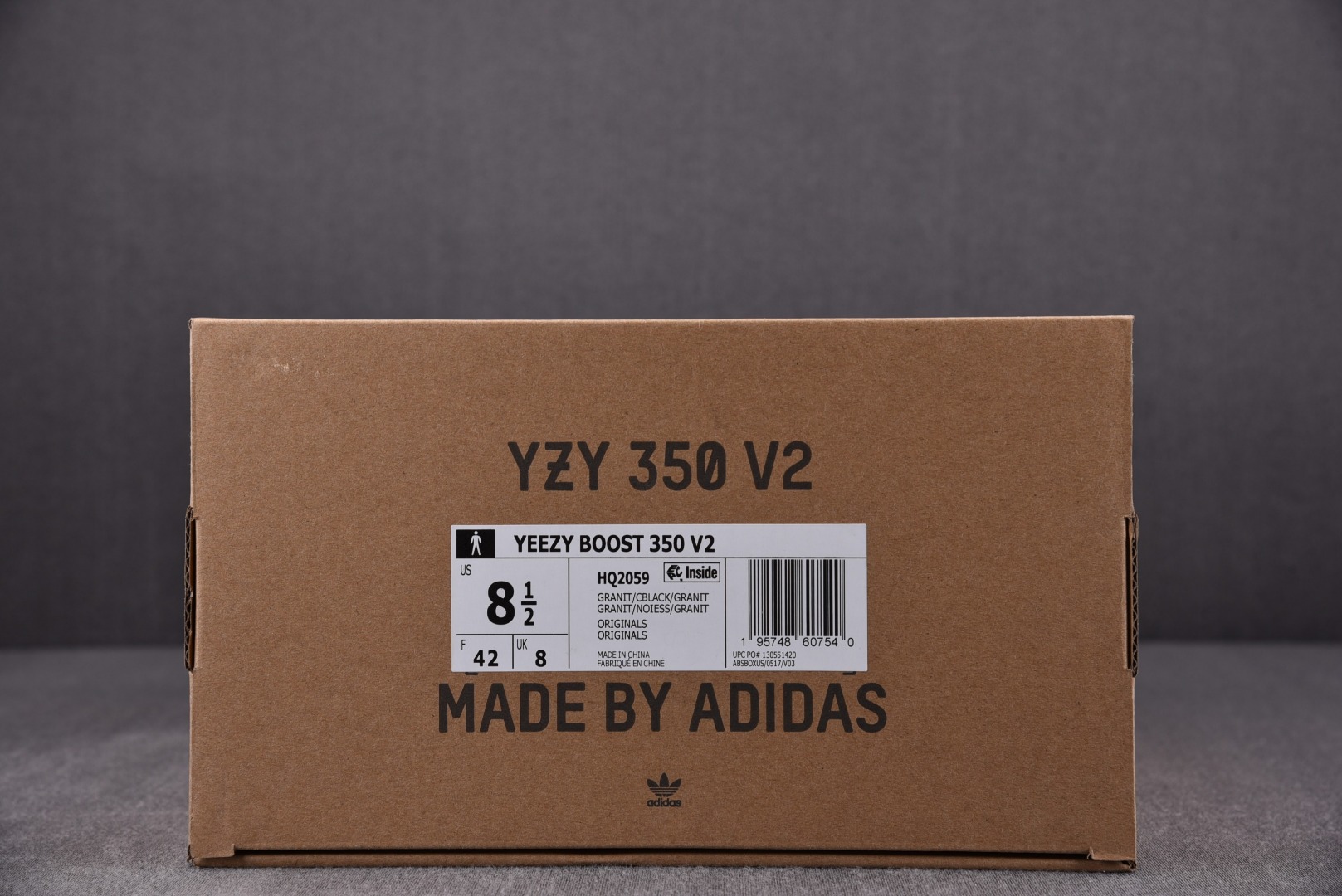 Yeezy军绿黑尺码:36-48纯原版出品-YeezyBoost350V2Granite军绿黑HQ205