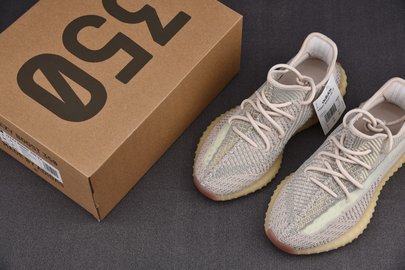 Yeezy350尺码:36-48纯原版出品-Yeezy350V2Citrin柠檬拼接芝麻天使椰子FW30