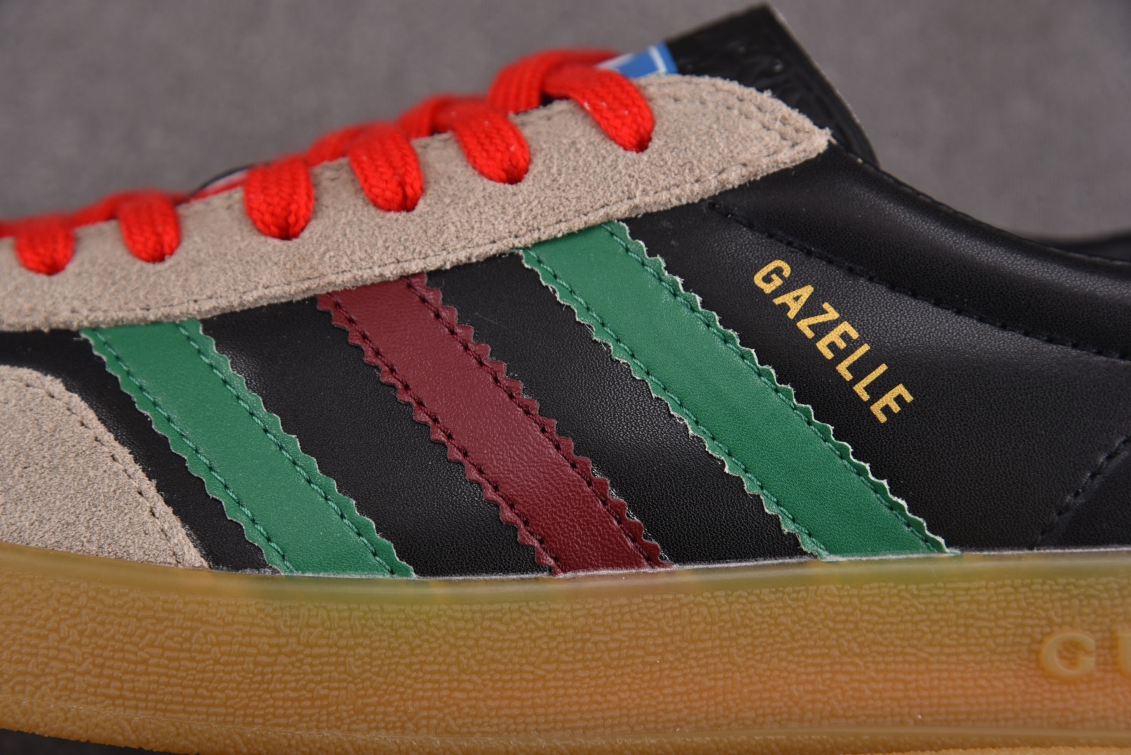 Gazelle尺码:35-45纯原出品-AdxOriginalsxGucciGazelle黑色YZ029