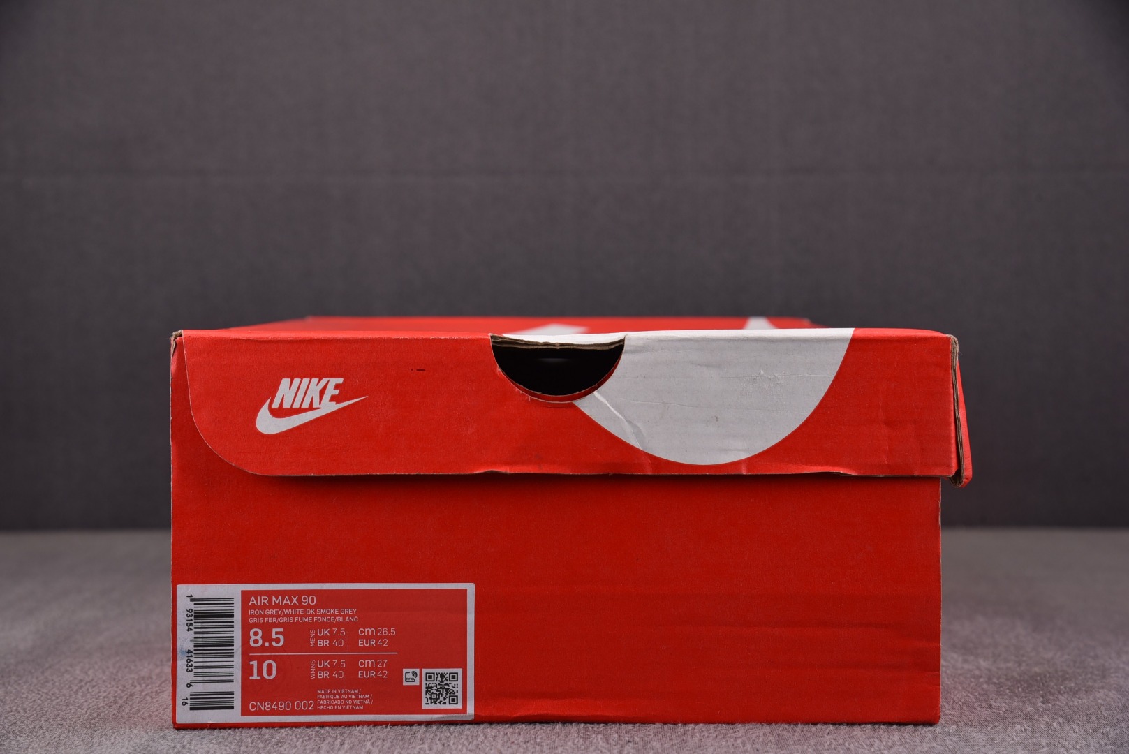 Max尺码:36-45纯原出品-AirMax90灰黑白CN8490-002YZ017