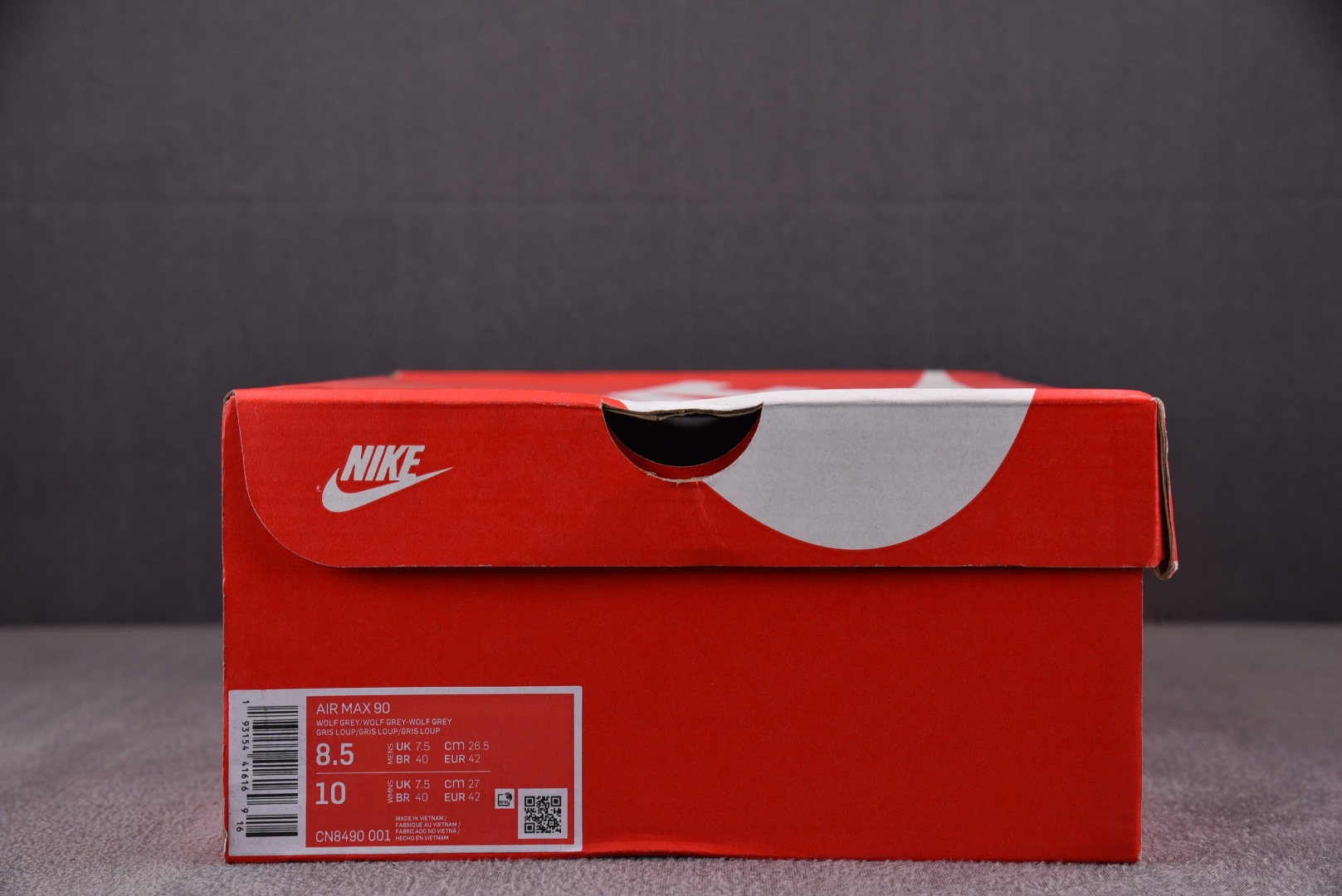 Max尺码:36-45纯原出品-AirMax90灰色CN8490-001YZ017