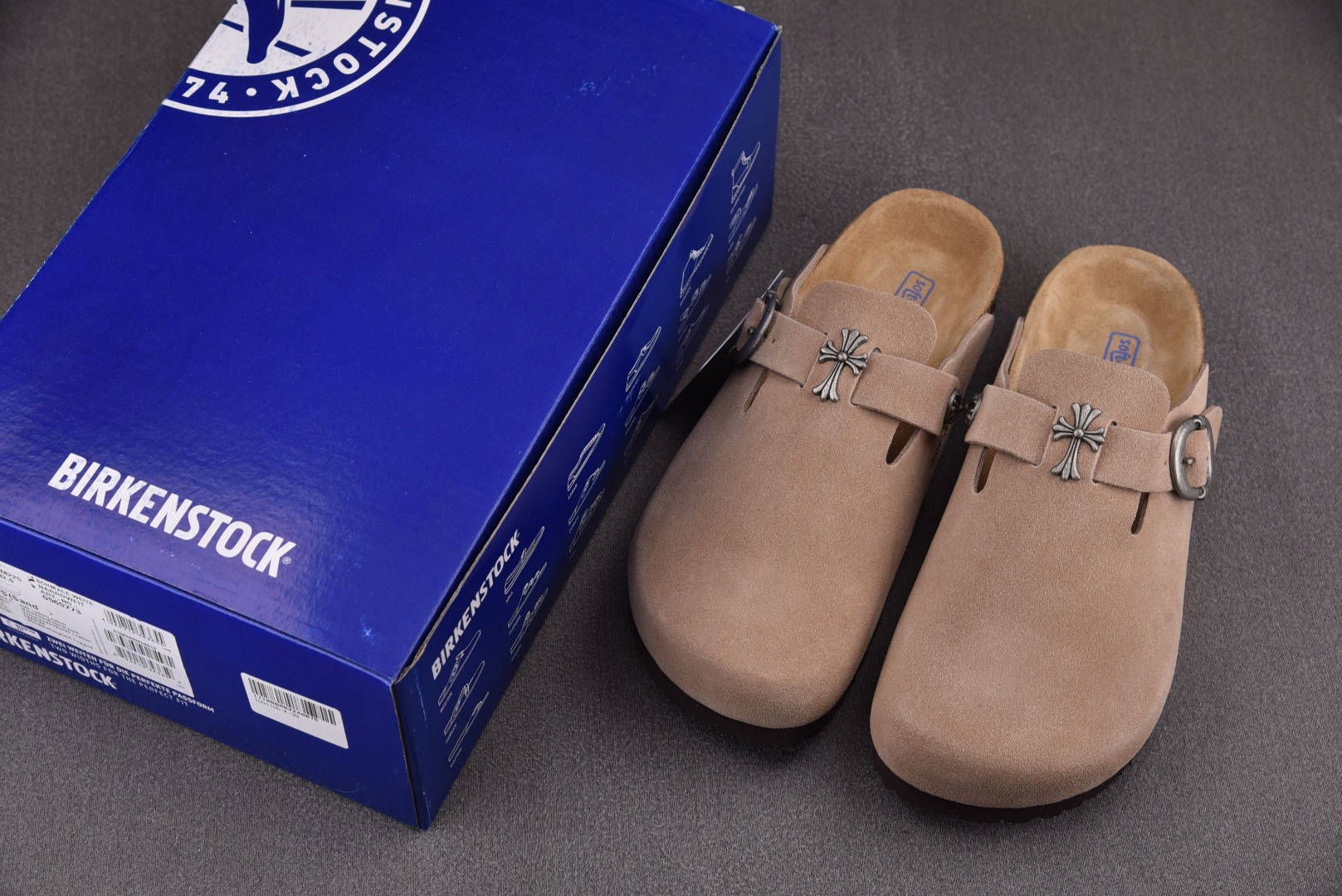 Birkenstock尺码35-45纯原出品-Brikenstock包头拖鞋沙色YZ029