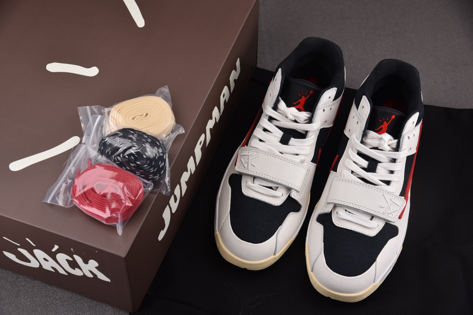 AJLow倒钩尺码:36-47.5纯原版出品-TravisScottxJordanJumpmanJack