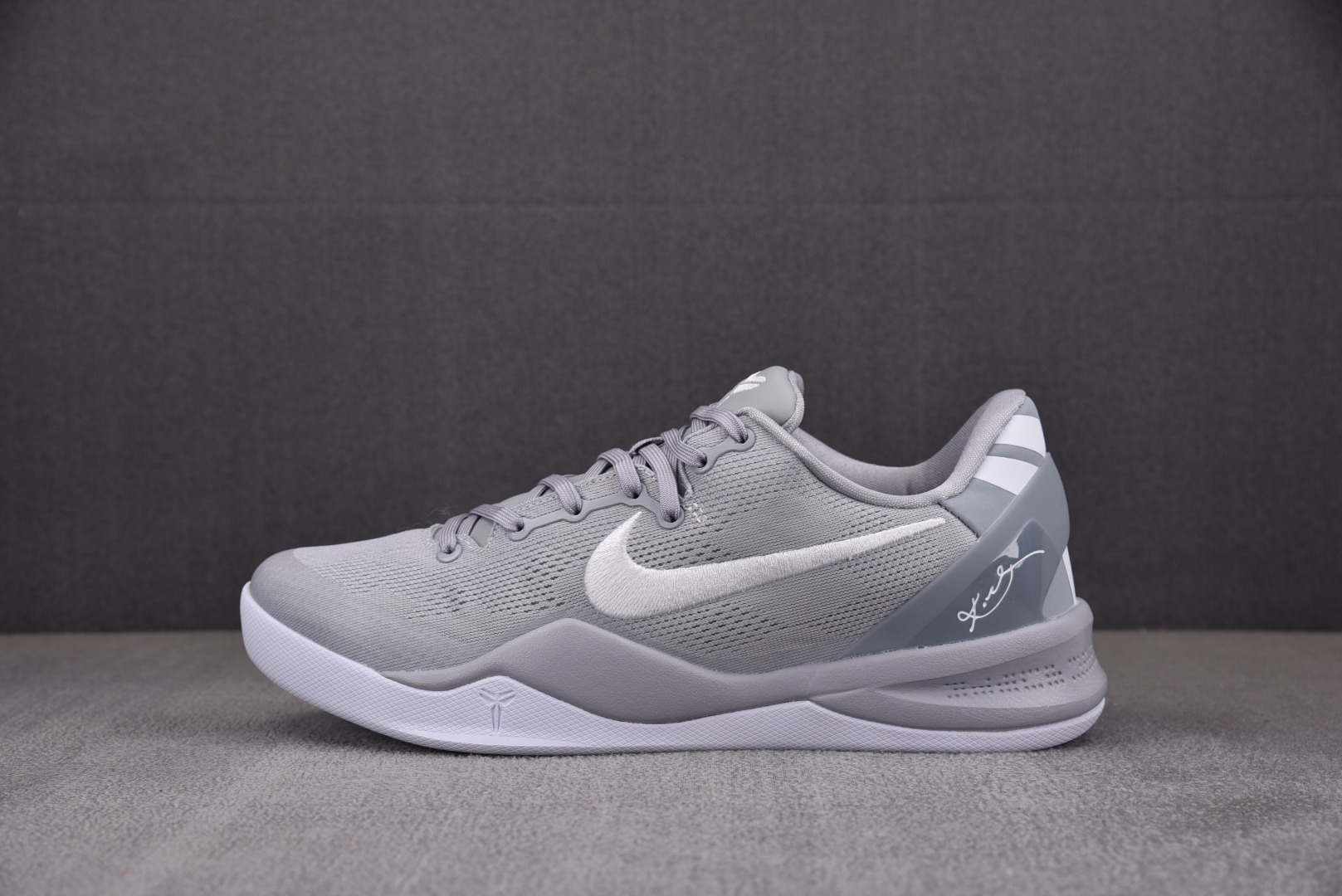 科比8尺码:40-47.5纯原版出品-Kobe8ProtroWolfGrey灰色HF9550-002YZ