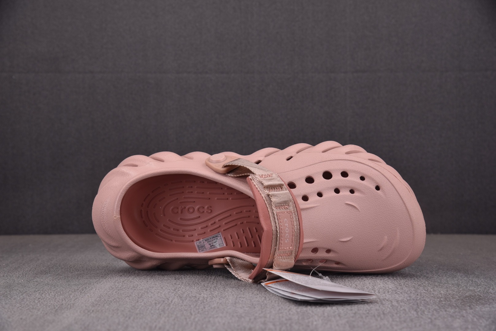 Crocs尺码:36-46偏大一码纯原版出品-CrocsEVA卡骆驰一脚蹬沙滩凉鞋粉色YZ01736-3