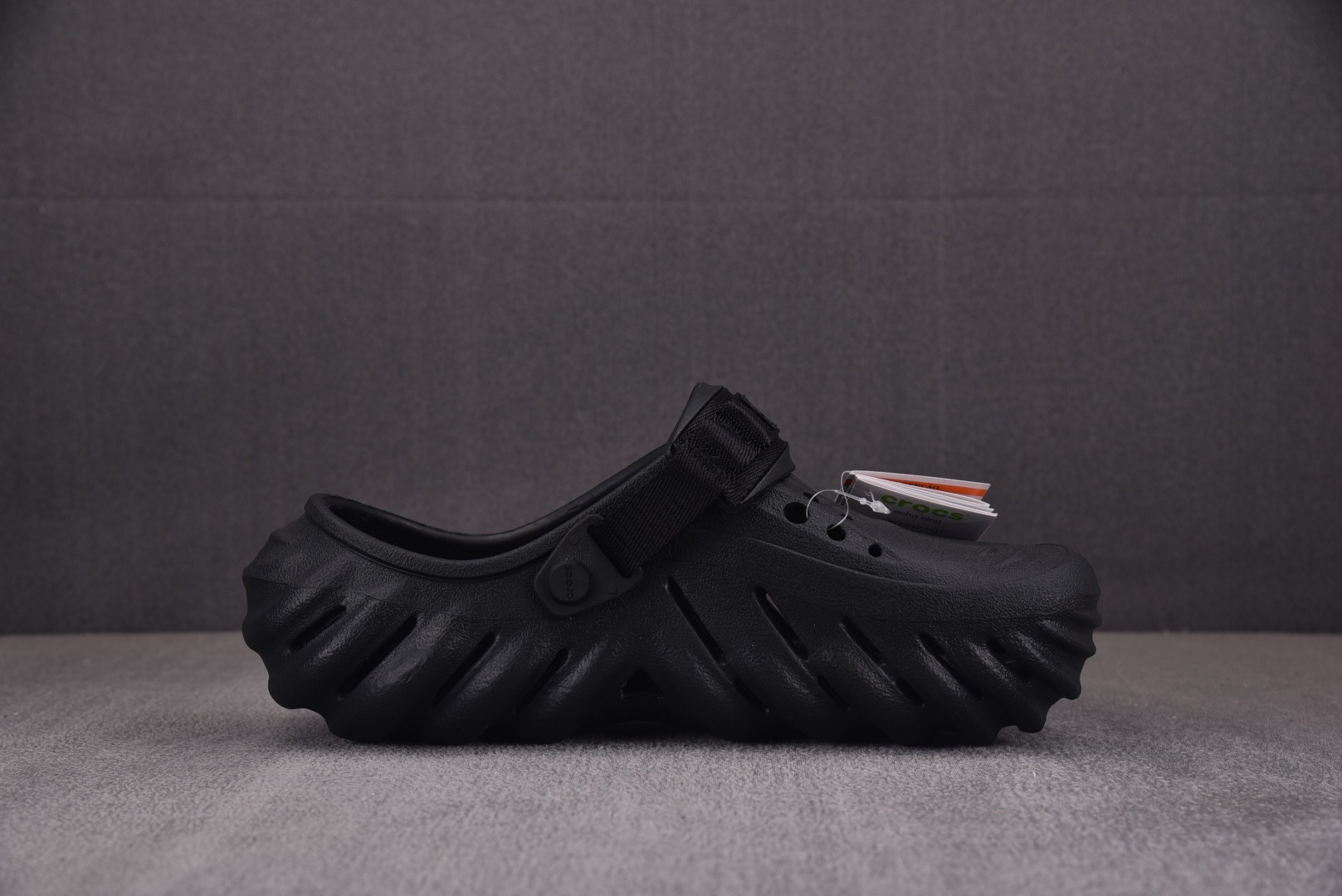 Crocs尺码:36-46偏大一码纯原版出品-CrocsEVA卡骆驰一脚蹬沙滩凉鞋黑色YZ01736-3