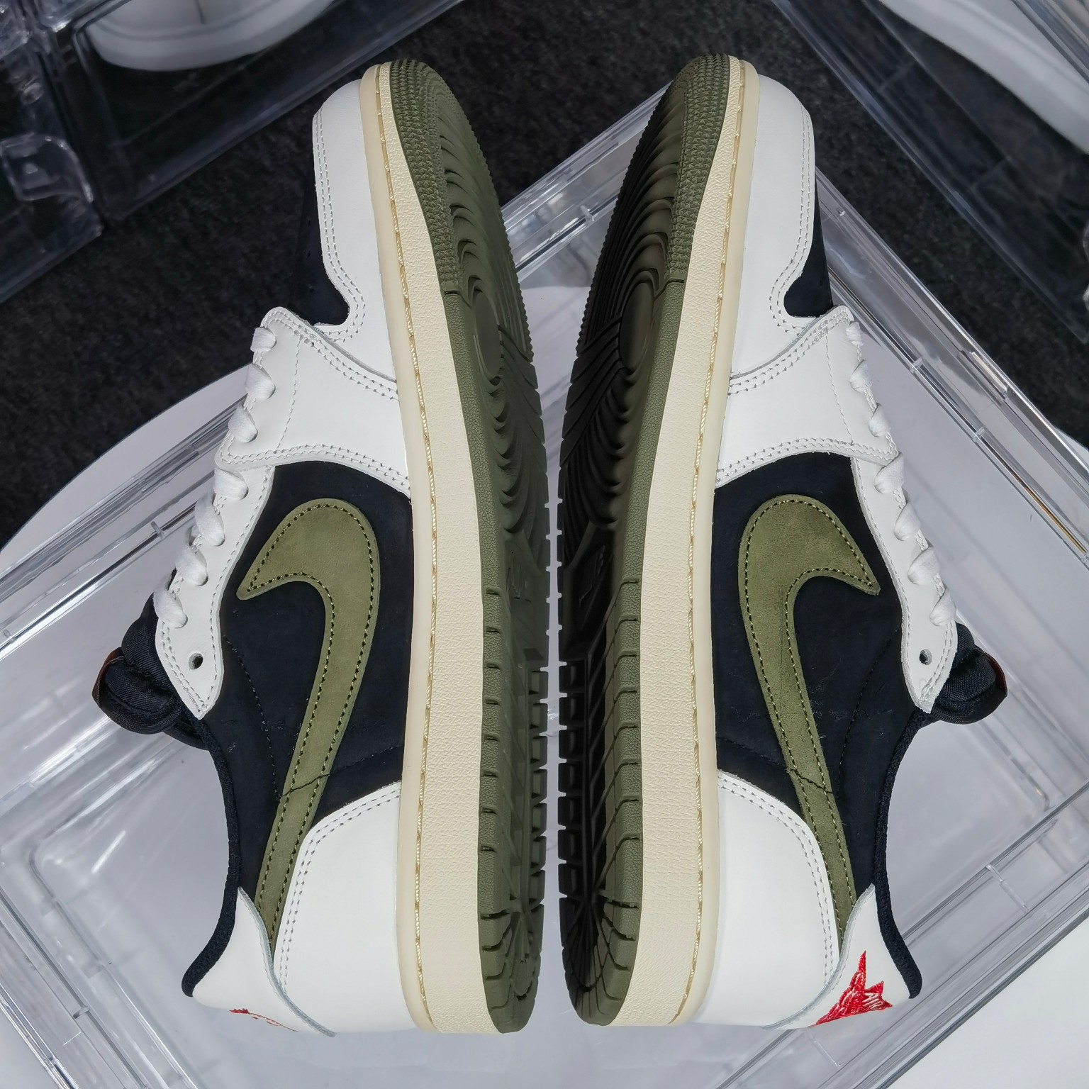 AJ1Low橄榄绿尺码:36-48纯原版出品-TravisScottxAirJordan1LowOGWM