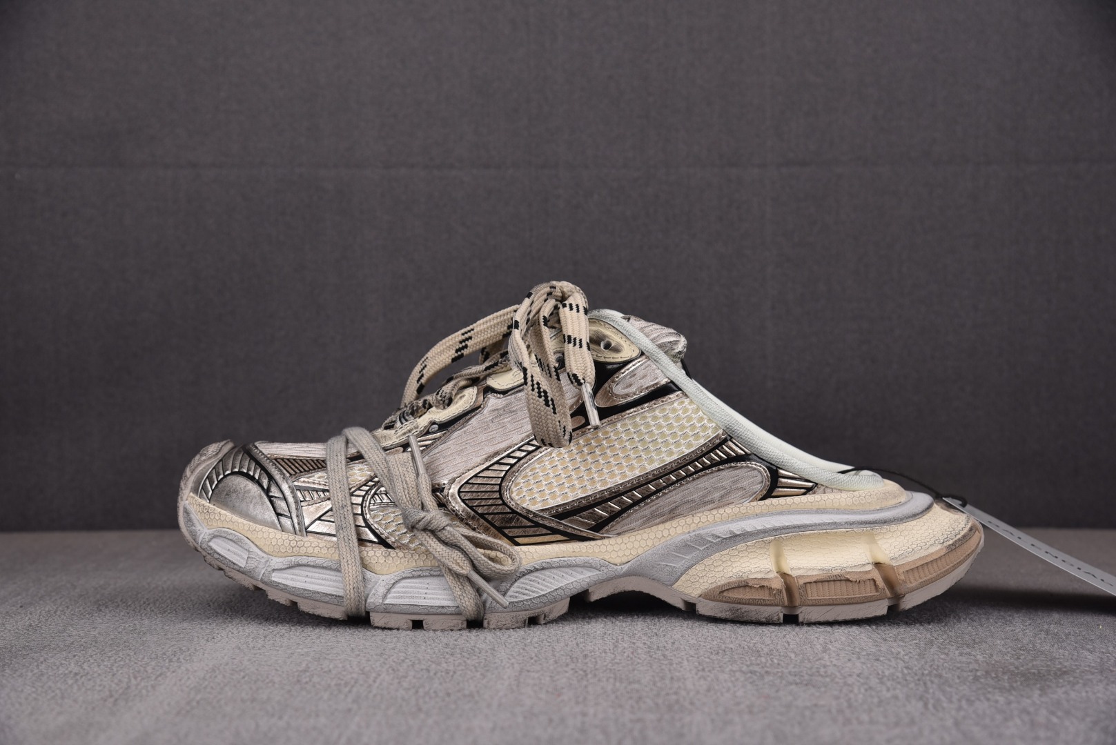 巴黎3XL尺码:35-46纯原-Balenciaga3XLMULE金色YZ009-03