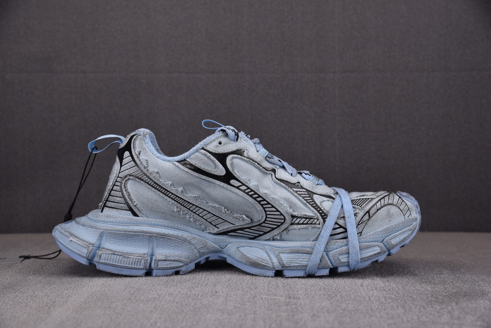 巴黎3XL尺码35-46偏大1码纯原出品-Balenciaga3XL帆布10代浅蓝YZ009-3