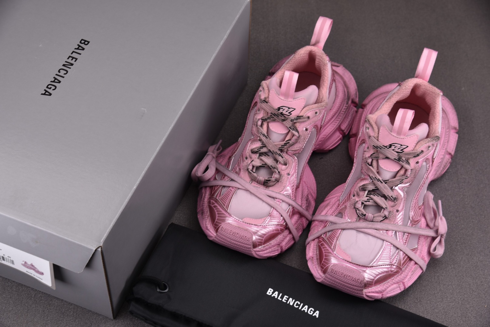 巴黎3XL尺码:35-46纯原版出品-Balenciaga3XL粉色YZ001-2