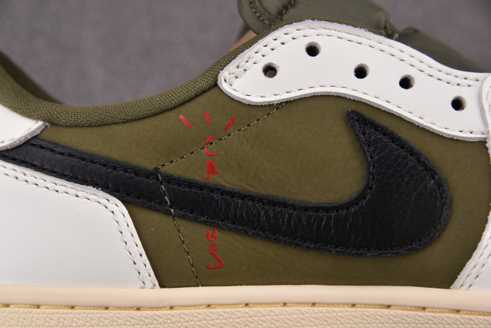 AJLow米绿尺码:36-47.5纯原版出品-TravisScottxAirJordan1LowOG“M