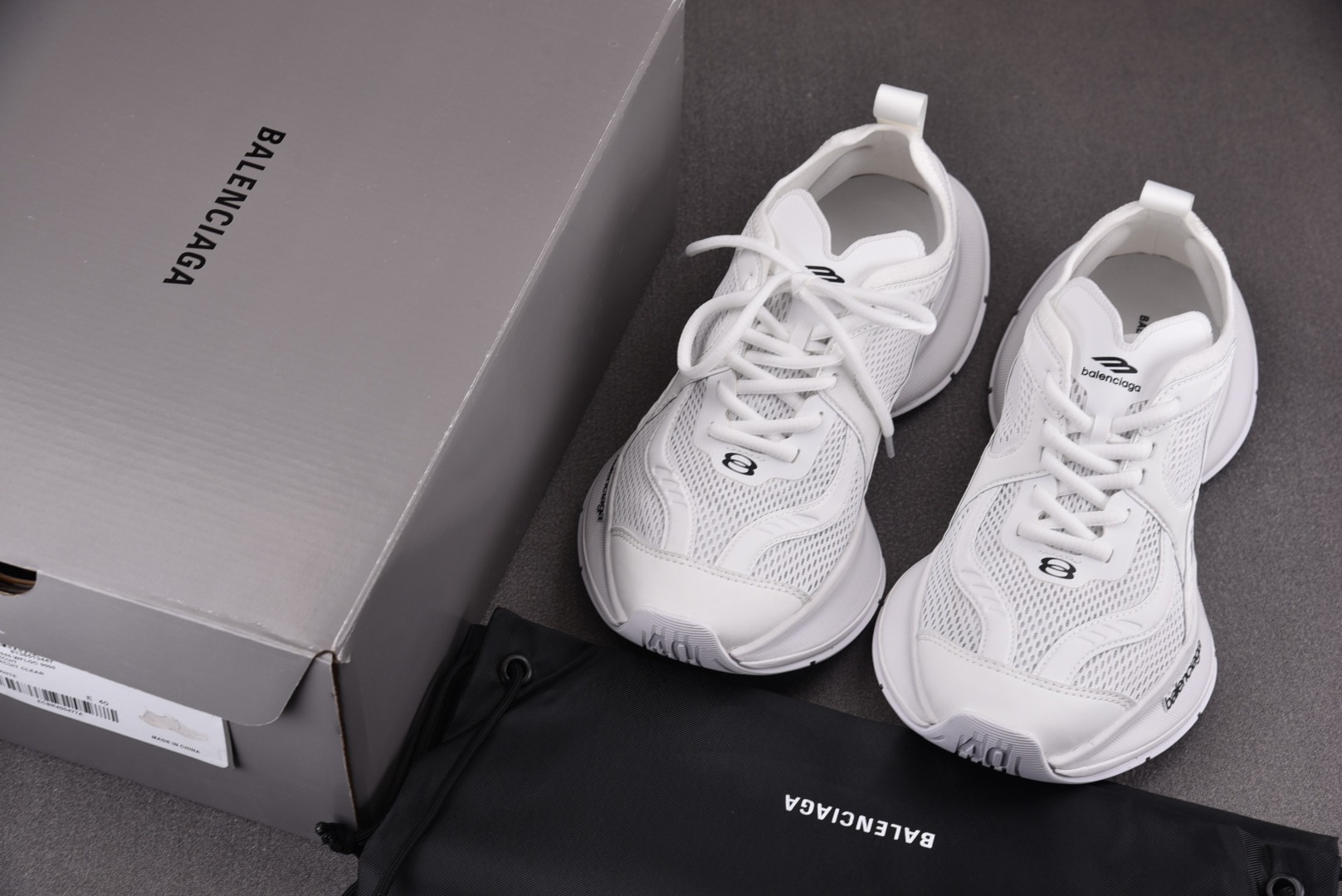 巴黎尺码:35-46偏大超重纯原版出品-BalenciagaCIRCUIT白色YZ009-03