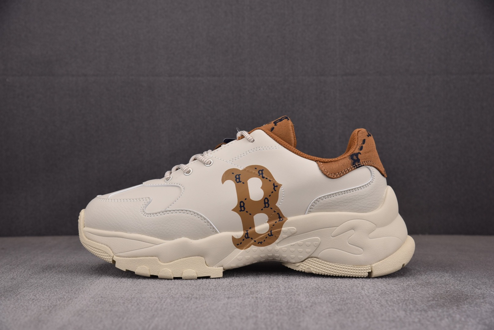 MLB尺码:35-45纯原版出品-MLBBigBallChunkyDiaMonogram米黄3ASHCD