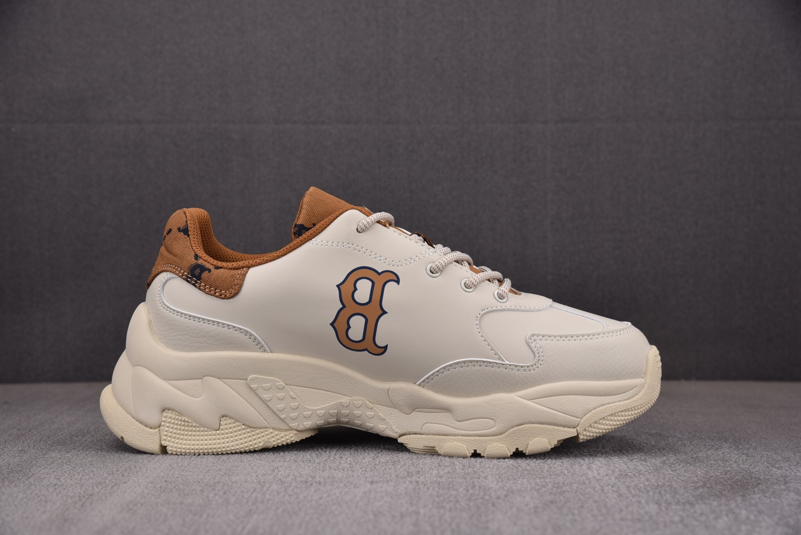 MLB尺码:35-45纯原版出品-MLBBigBallChunkyDiaMonogram米黄3ASHCD