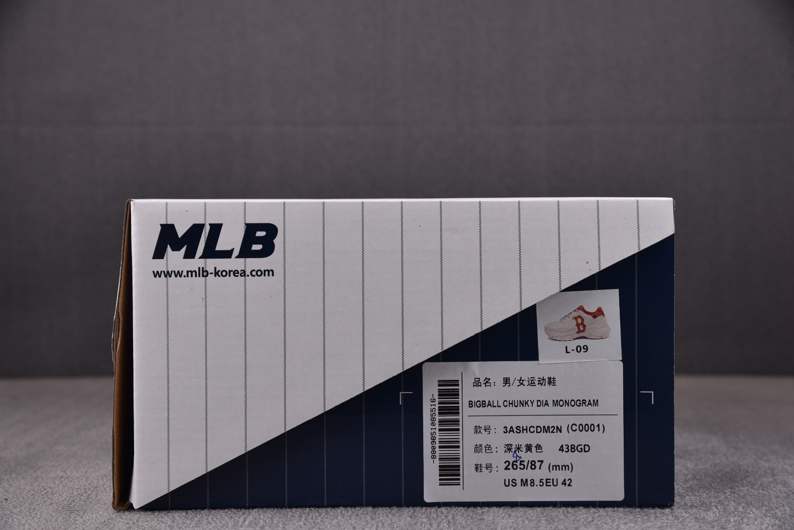 MLB尺码:35-45纯原版出品-MLBBigBallChunkyDiaMonogram米黄3ASHCD