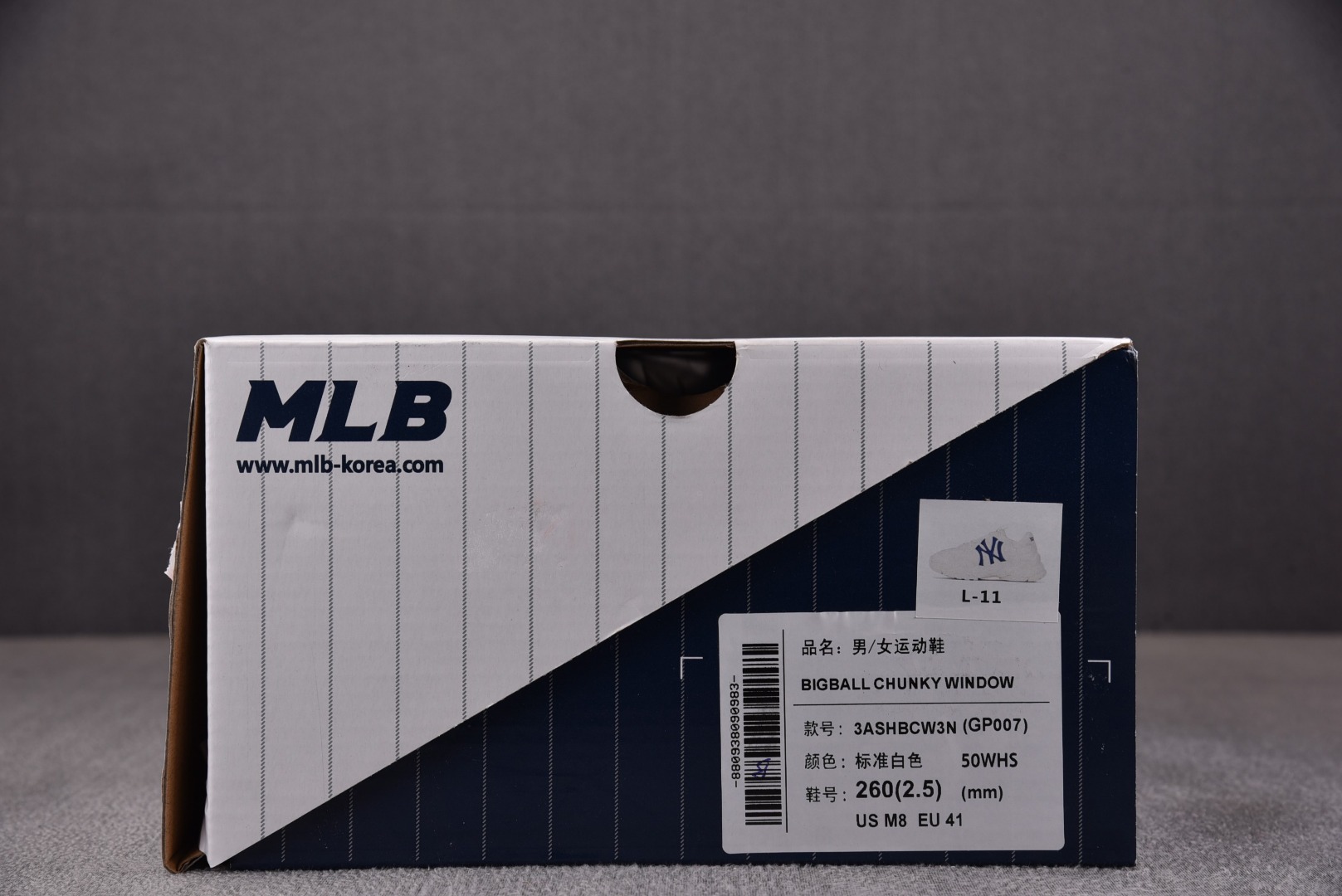 MLB尺码:35-45纯原版出品-MLBBigBallChunky白色3ASHBCW3N-50WHSYZ