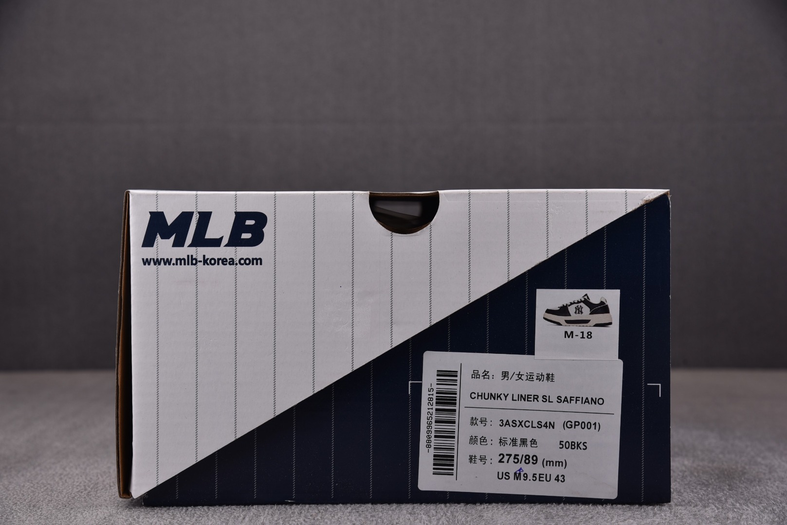 MLB尺码:35-45纯原版出品-MLBChunkyLiner24SS纽约洋基队黑白熊猫3ASXCLS4