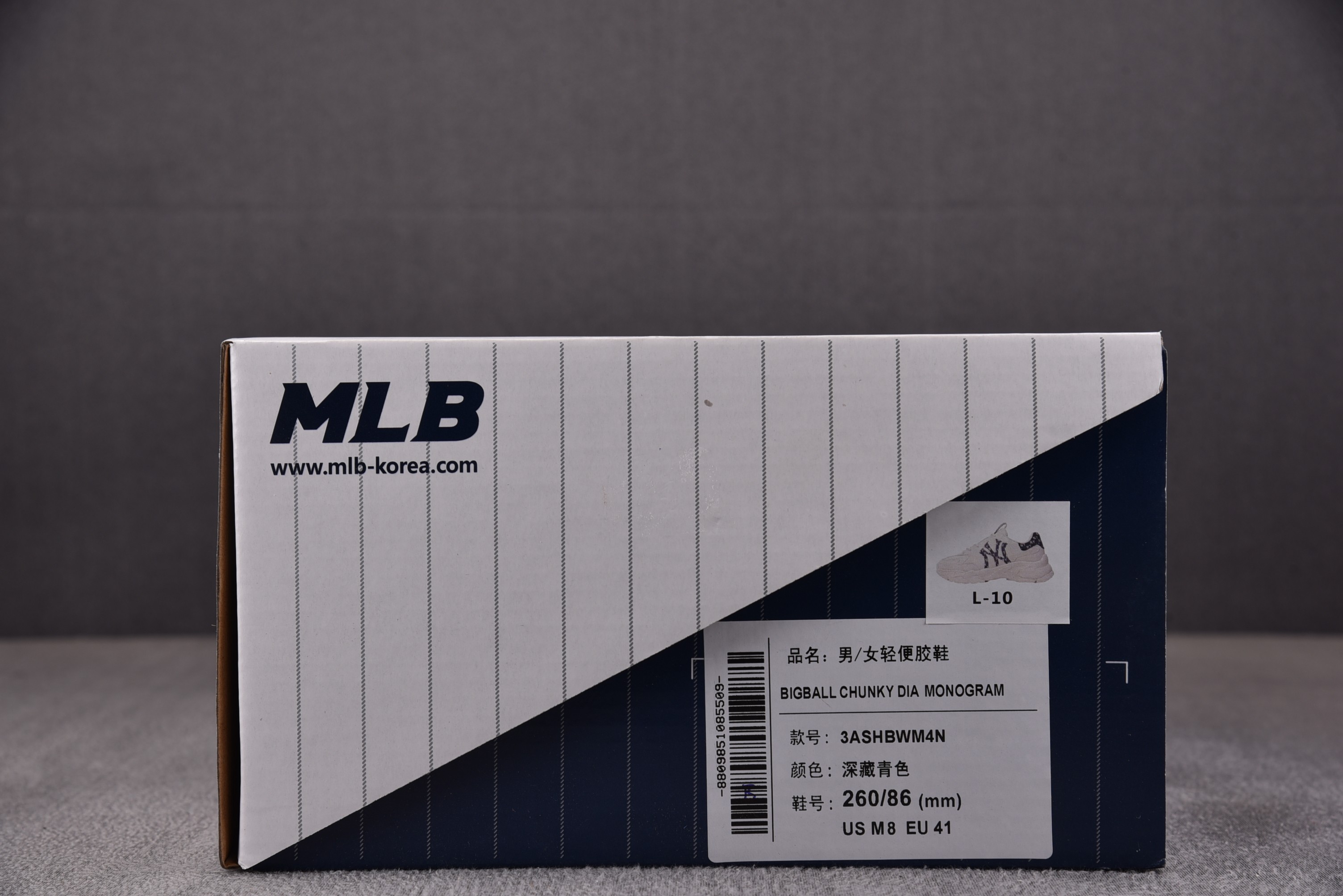 MLB尺码:35-45纯原版出品-MLBChunkyLiner藏青3ASHBWM4NYZ017